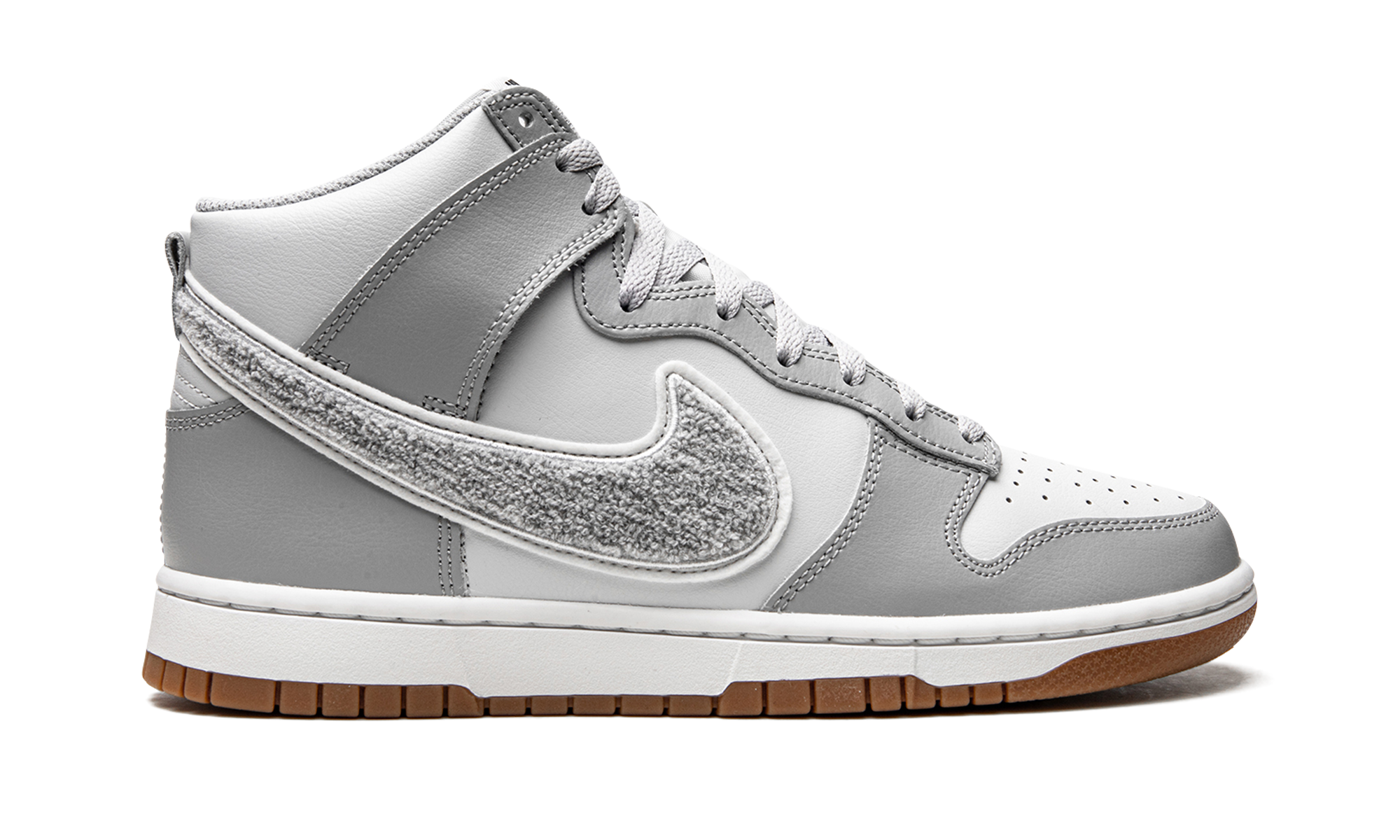 Nike Dunk High University Chenille Swoosh Light Smoke Grey - resellguru.app