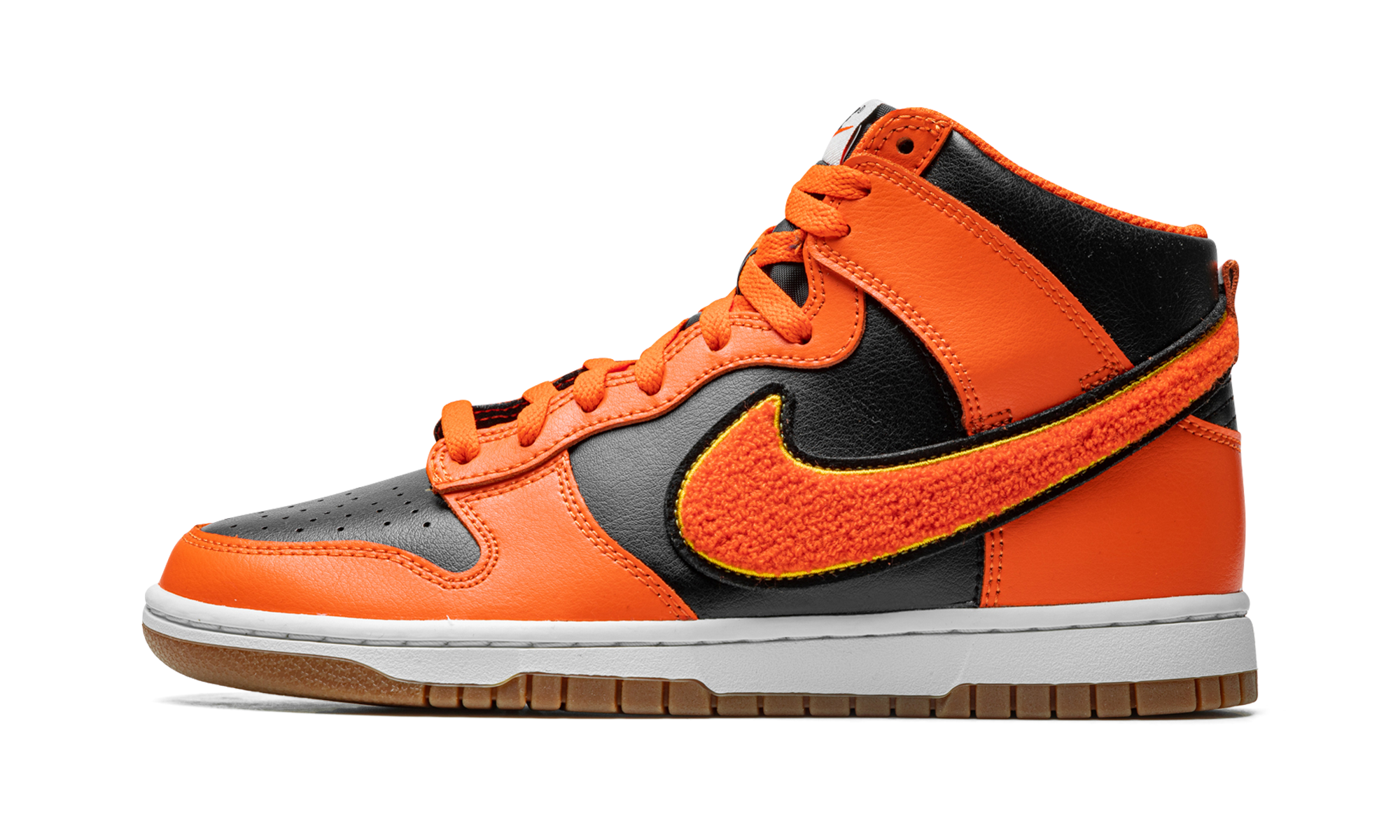 Nike Dunk High Retro Chenille Swoosh Safety Orange - resellguru.app