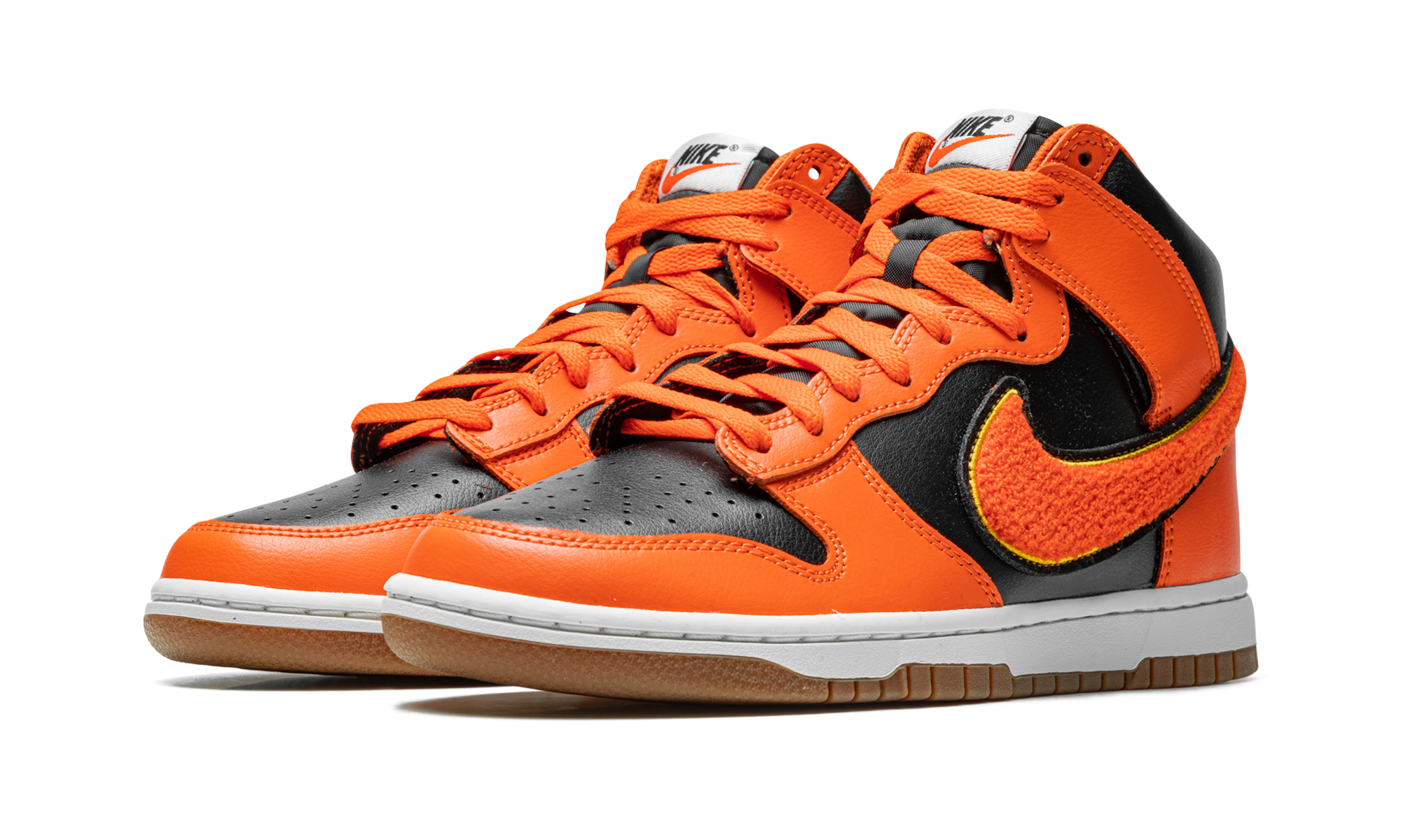 Nike Dunk High Retro Chenille Swoosh Safety Orange - resellguru.app
