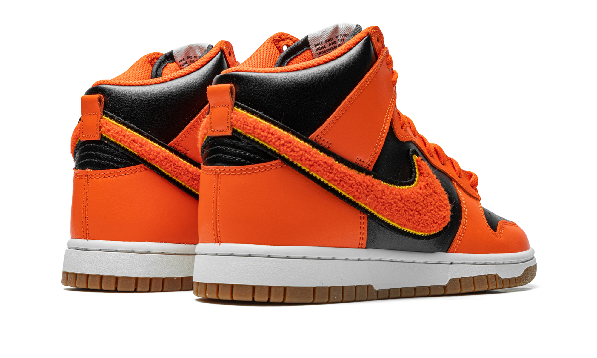 Nike Dunk High Retro Chenille Swoosh Safety Orange - resellguru.app