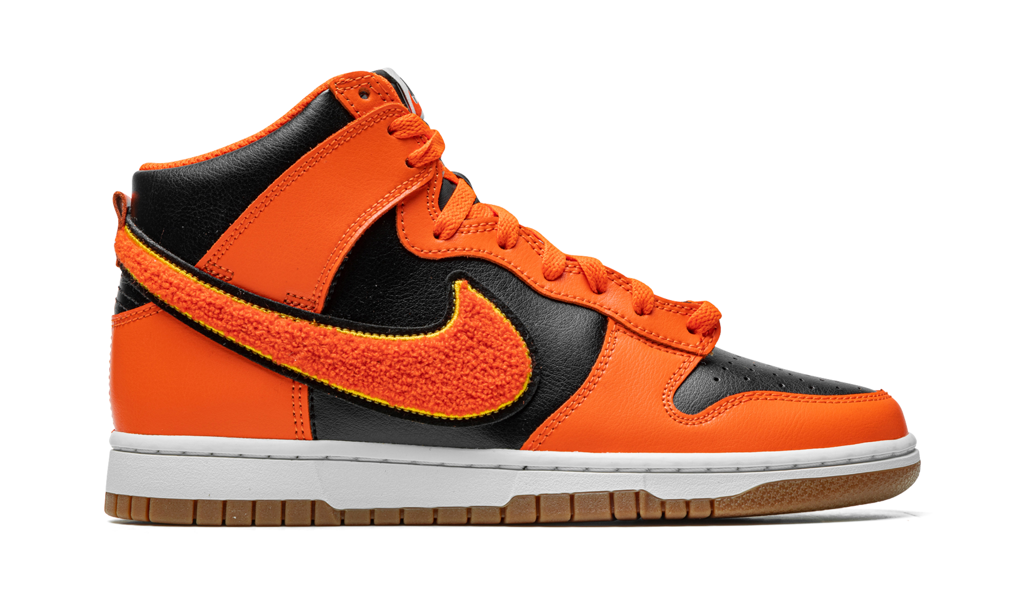 Nike Dunk High Retro Chenille Swoosh Safety Orange - resellguru.app