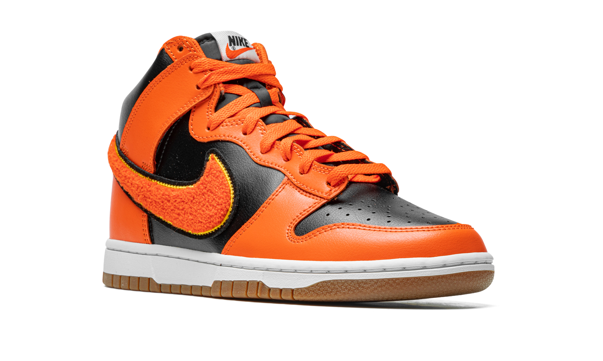 Nike Dunk High Retro Chenille Swoosh Safety Orange - resellguru.app