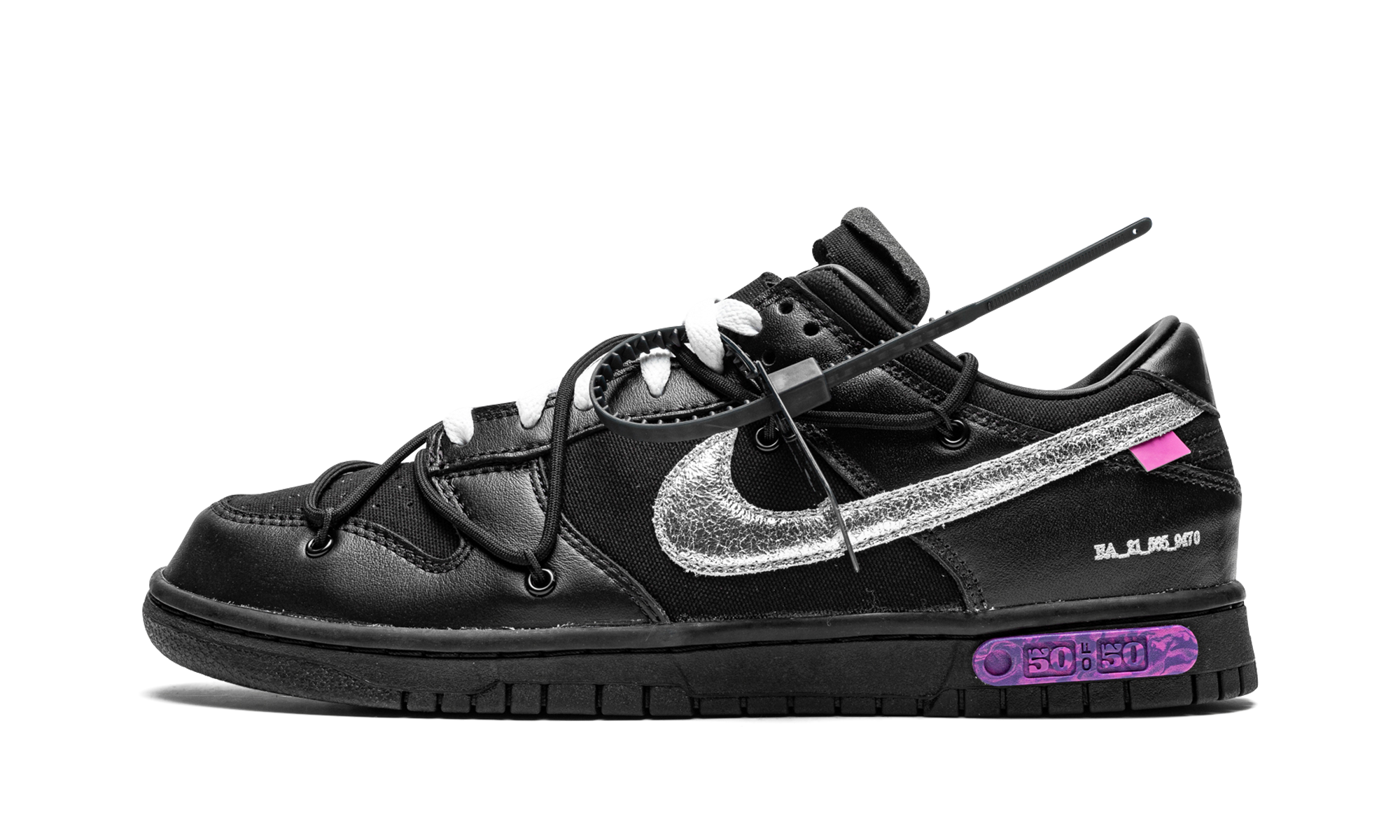 Nike Dunk Low Off-White Lot 50 - resellguru.app