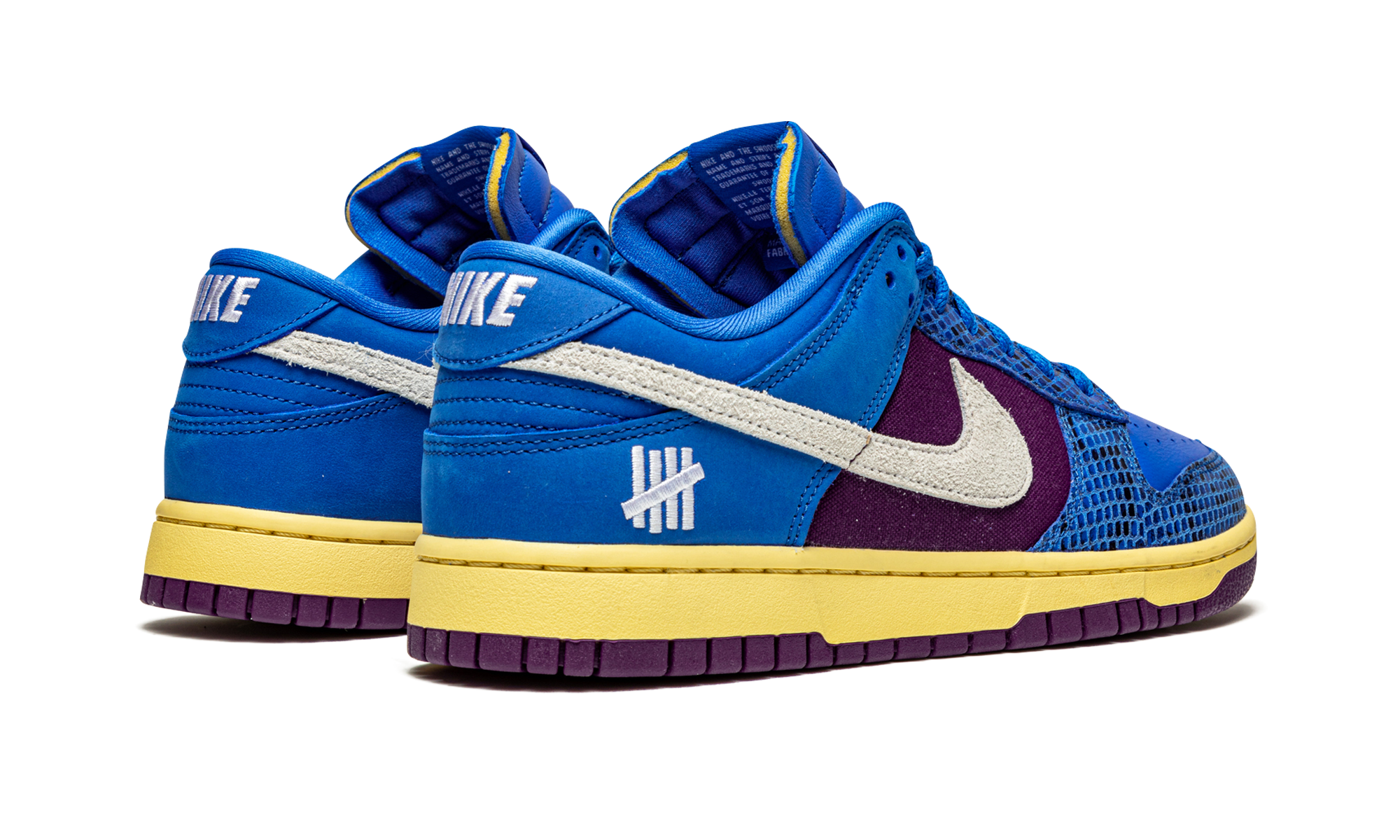 Nike Dunk Low Undefeated 5 On It Dunk vs. AF1 - resellguru.app