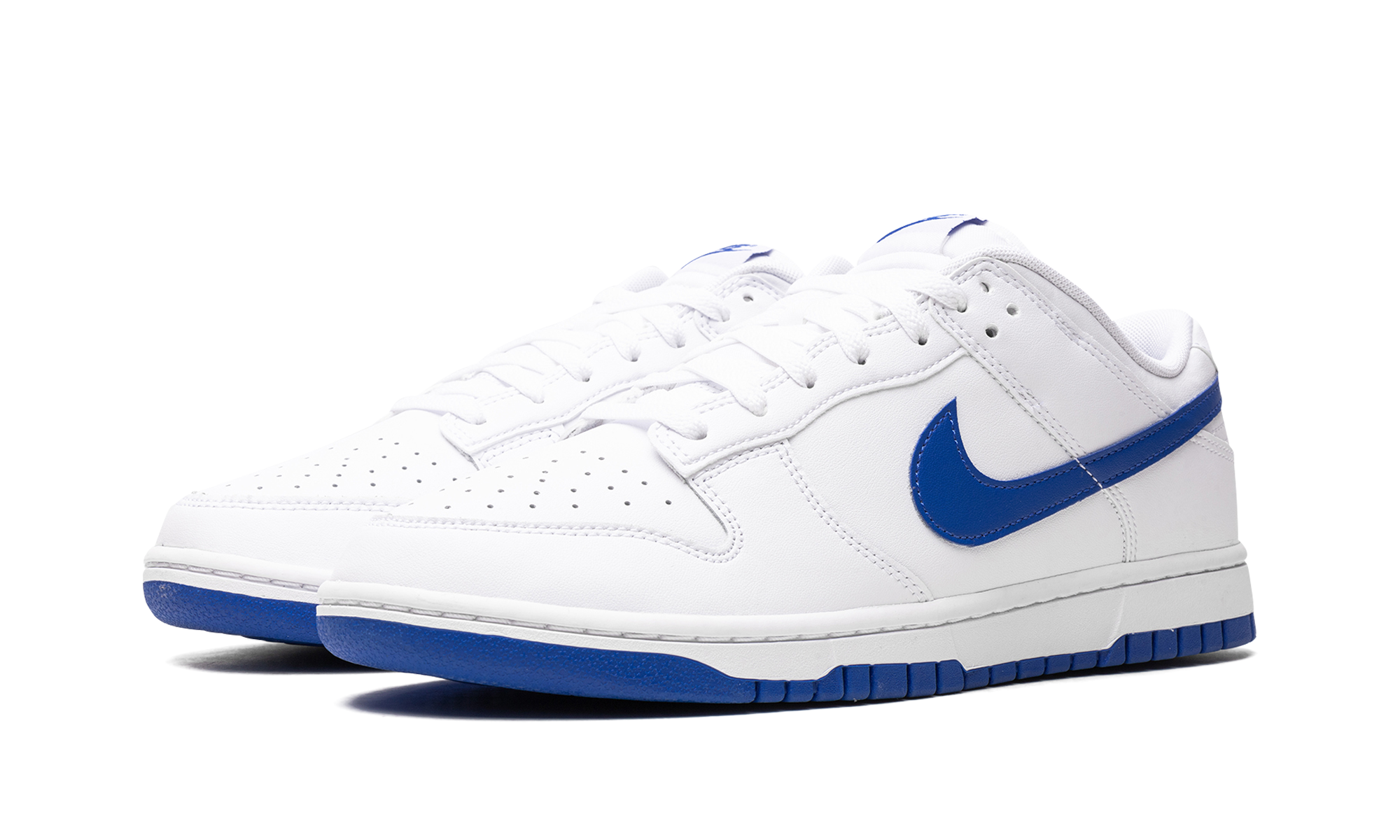 Nike Dunk Low White Hyper Royal - resellguru.app