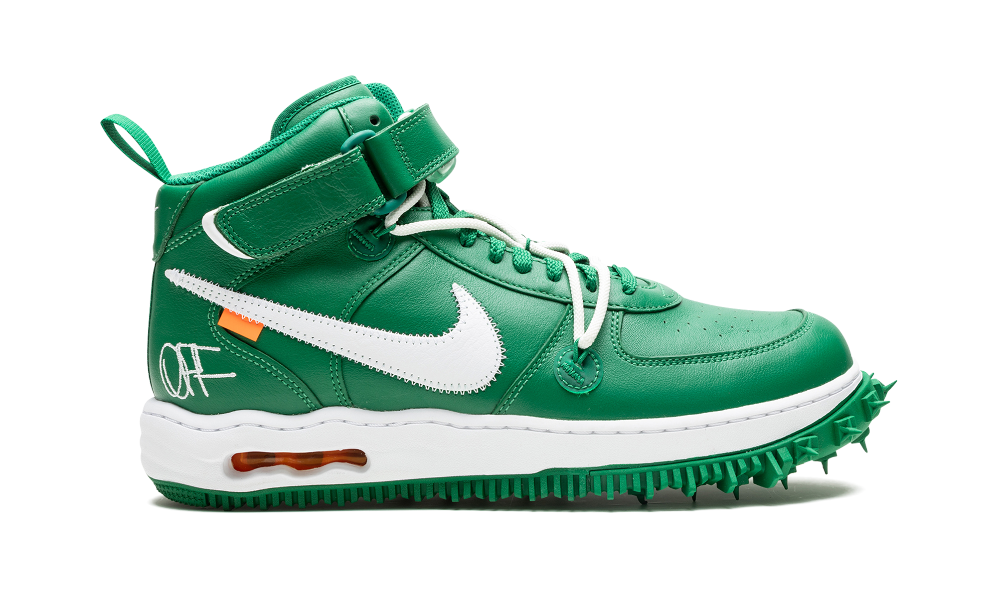 Nike Air Force 1 Mid Off-White Pine Green - resellguru.app