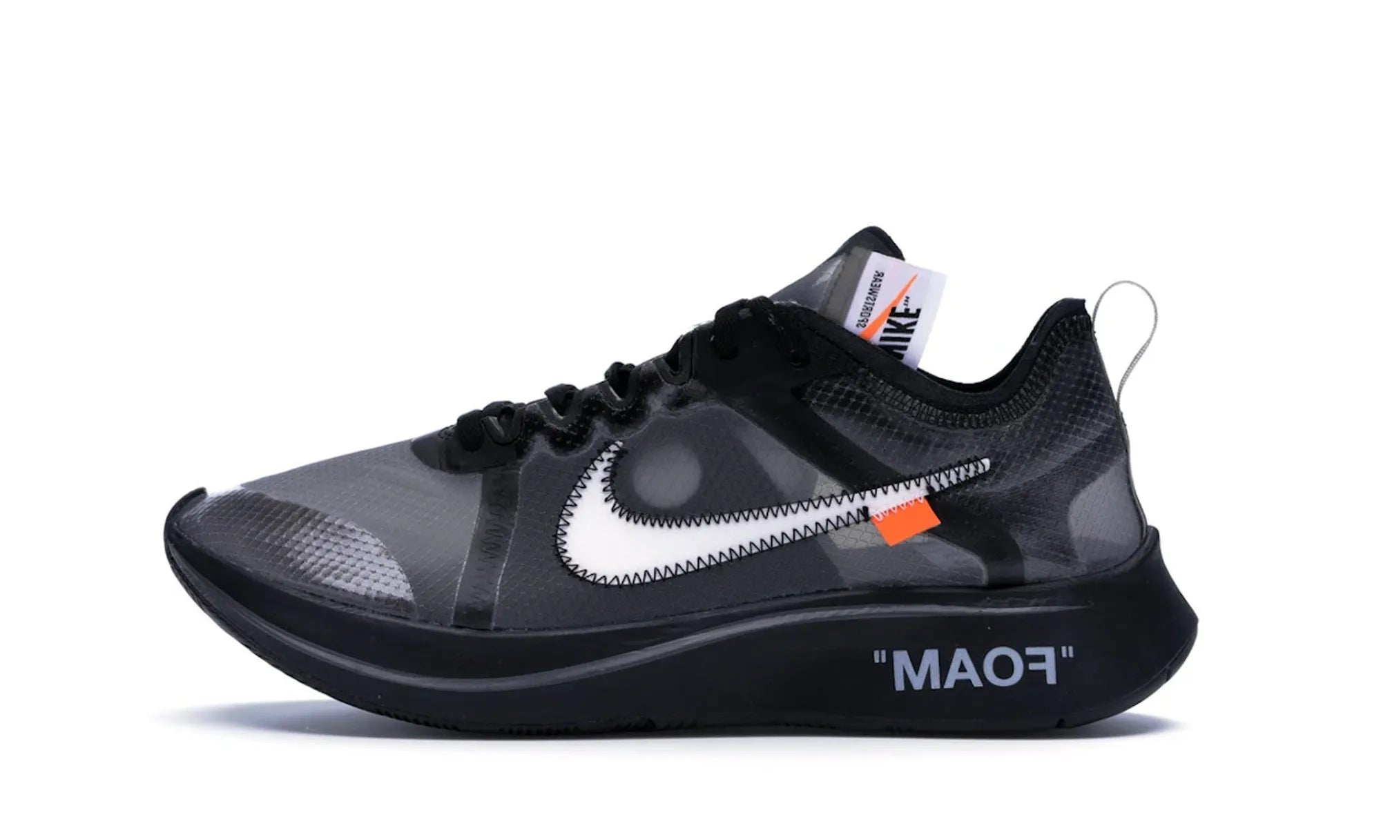 Nike Zoom Fly Off-White Black Silver - resellguru.app