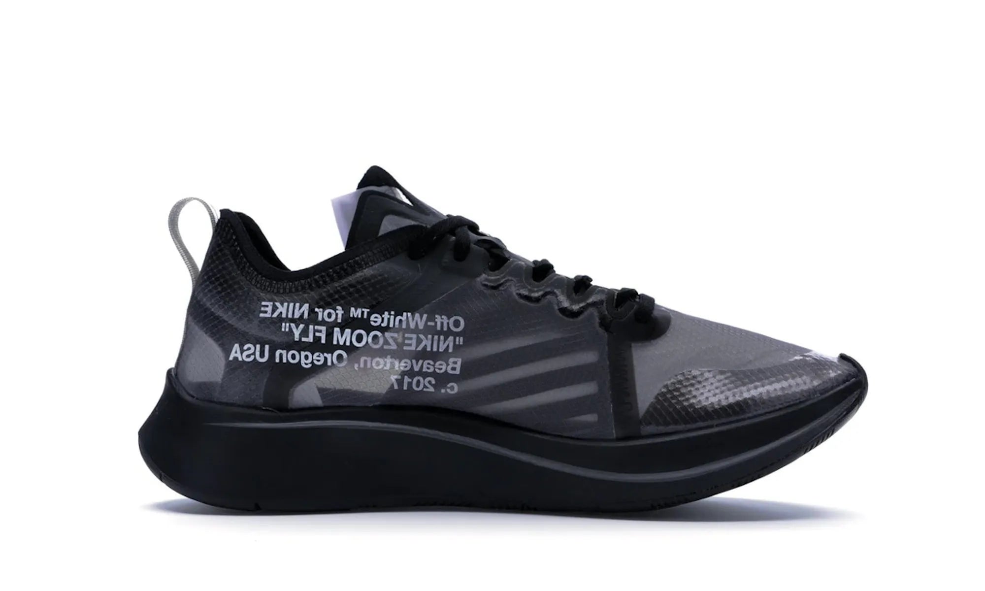 Nike Zoom Fly Off-White Black Silver - resellguru.app