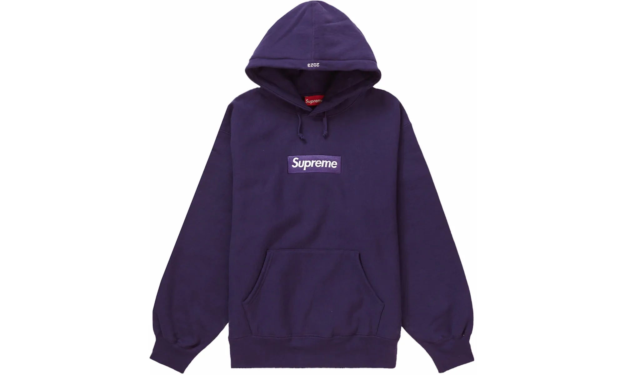 Supreme Box Logo Hooded Sweatshirt (FW23) Dark Purple - resellguru.app