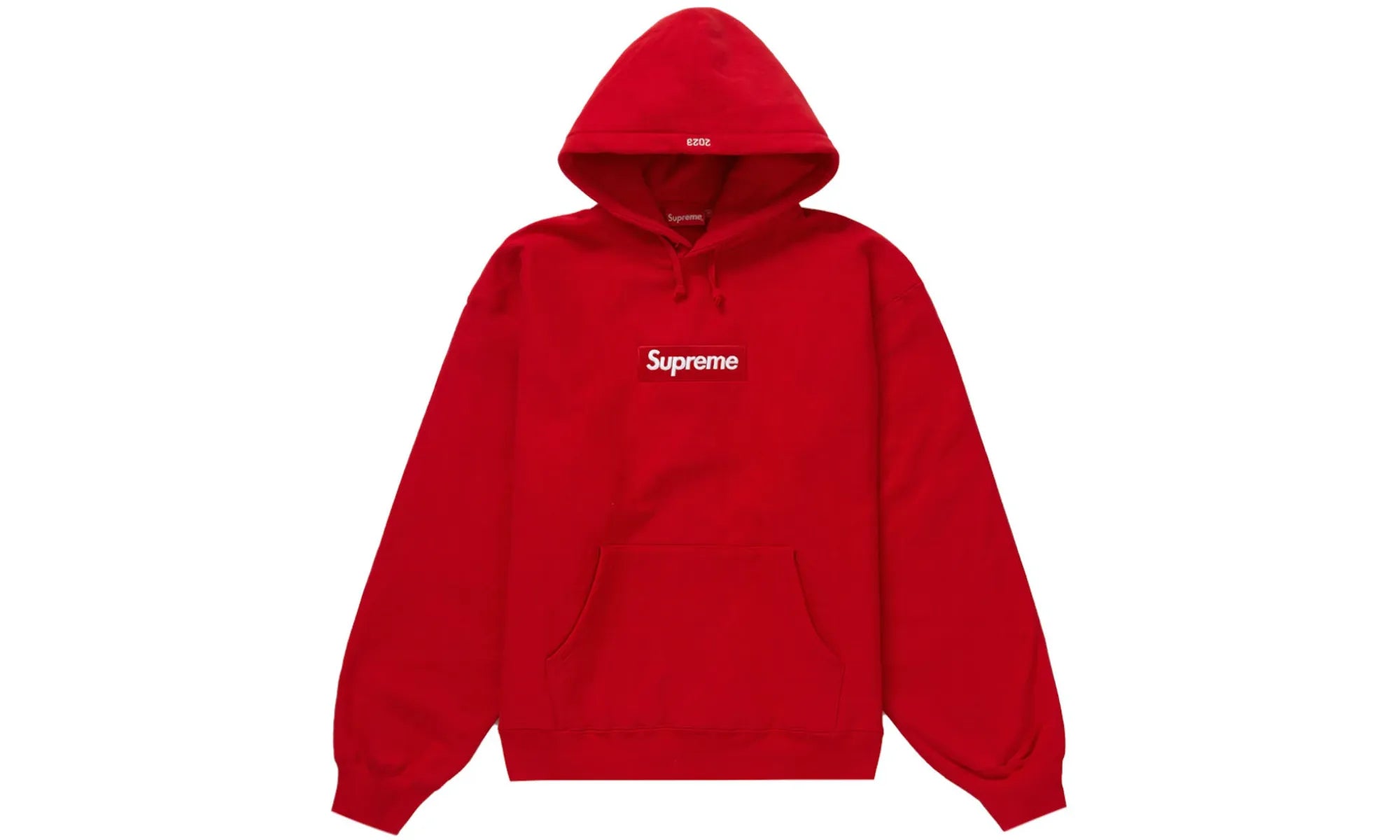 Supreme Box Logo Hooded Sweatshirt (FW23) Red - resellguru.app