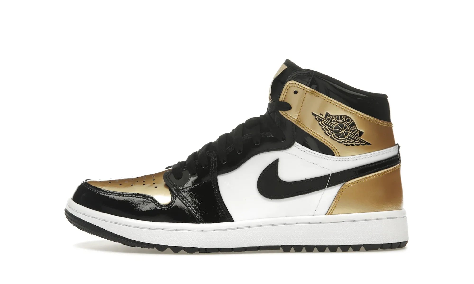 Air Jordan 1 Retro High Golf Patent Gold Toe - resellguru.app