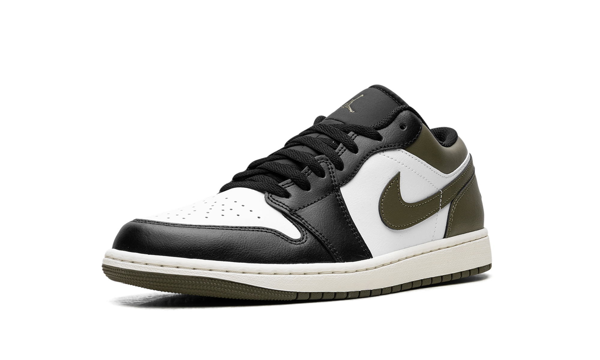 Air Jordan 1 Low Black Toe Medium Olive - resellguru.app