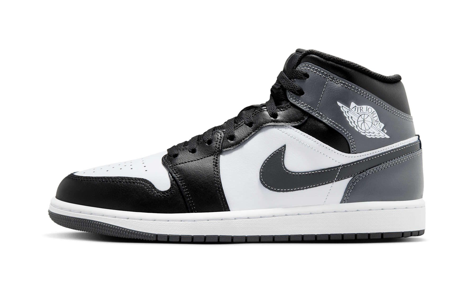 Air Jordan 1 Mid Black White Iron Grey - resellguru.app