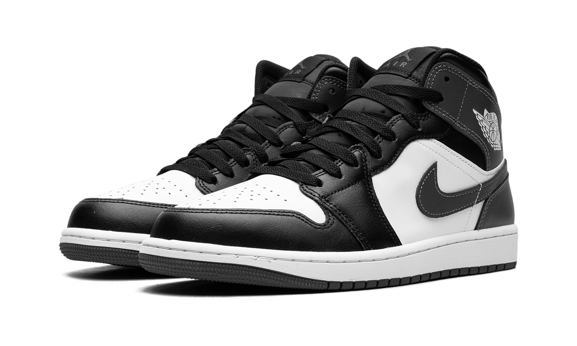 Air Jordan 1 Mid Black White Iron Grey - resellguru.app