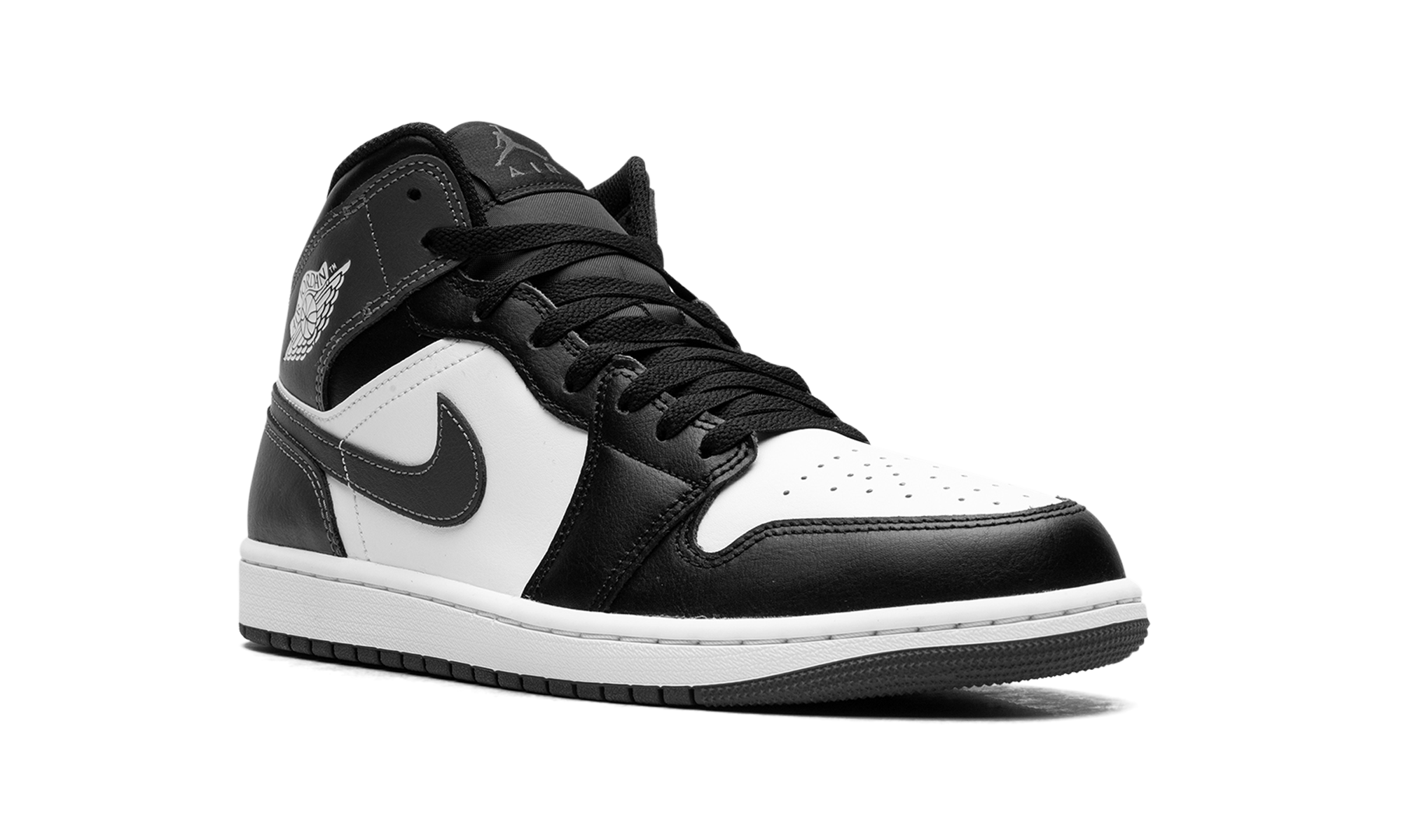 Air Jordan 1 Mid Black White Iron Grey - resellguru.app