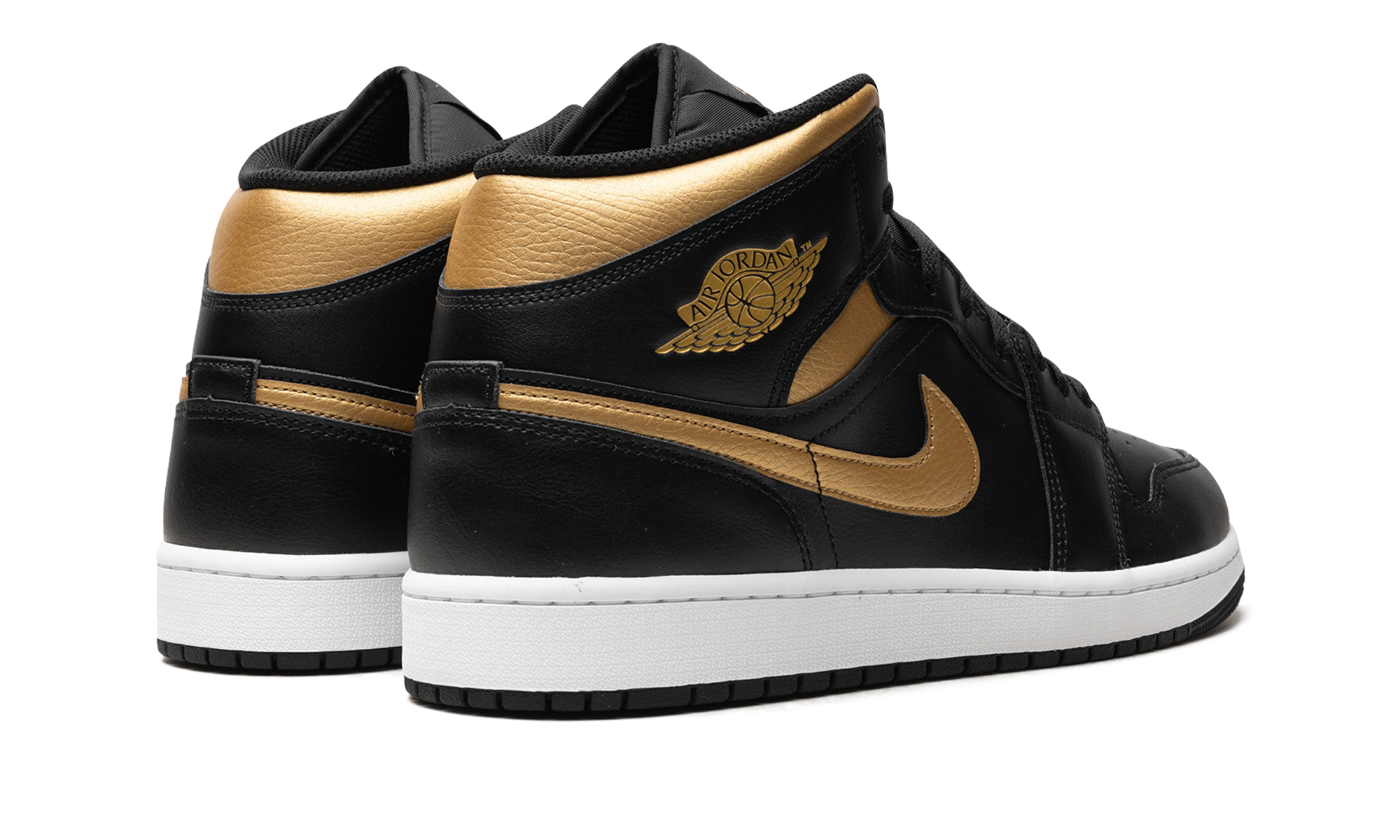 Air Jordan 1 Mid Black Metallic Gold - resellguru.app