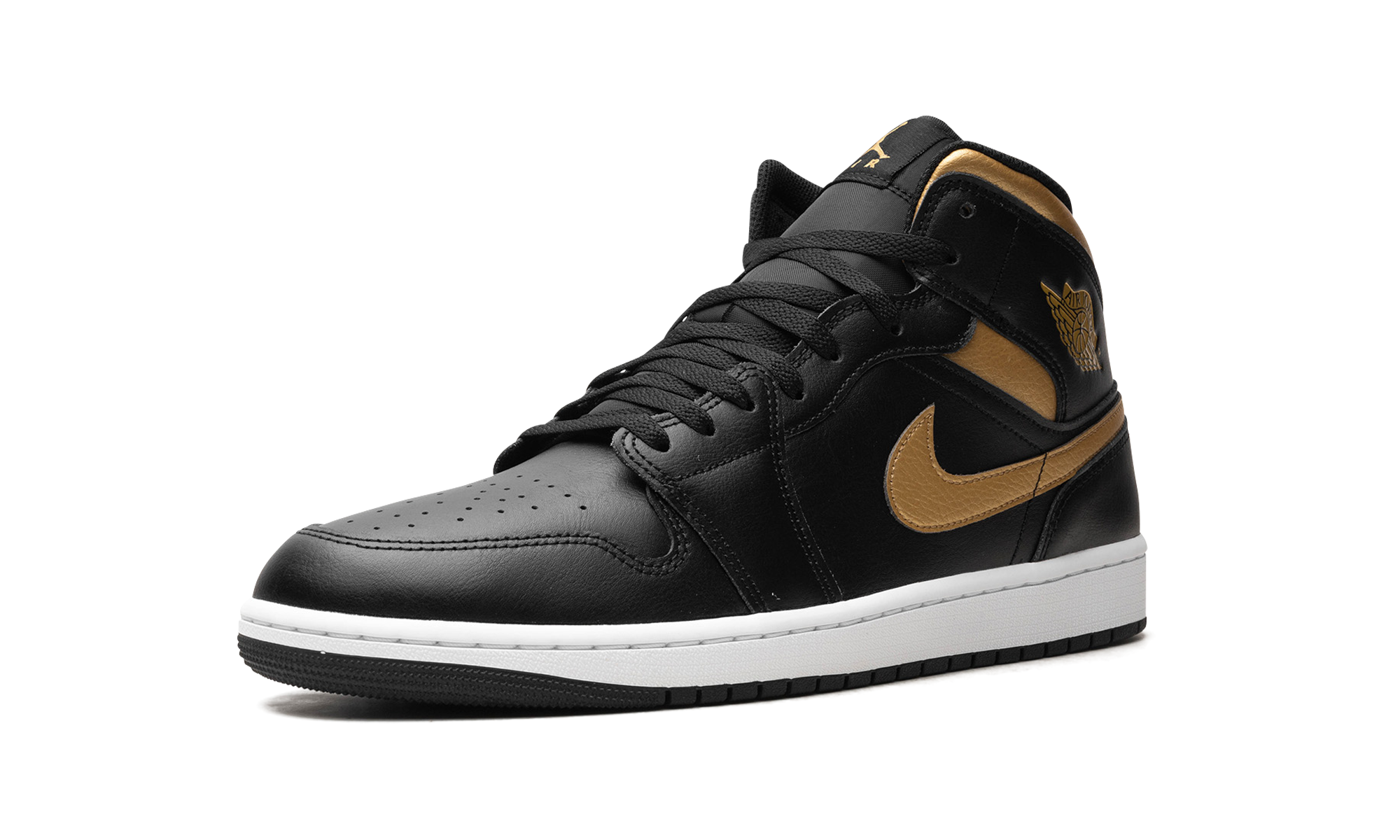 Air Jordan 1 Mid Black Metallic Gold - resellguru.app
