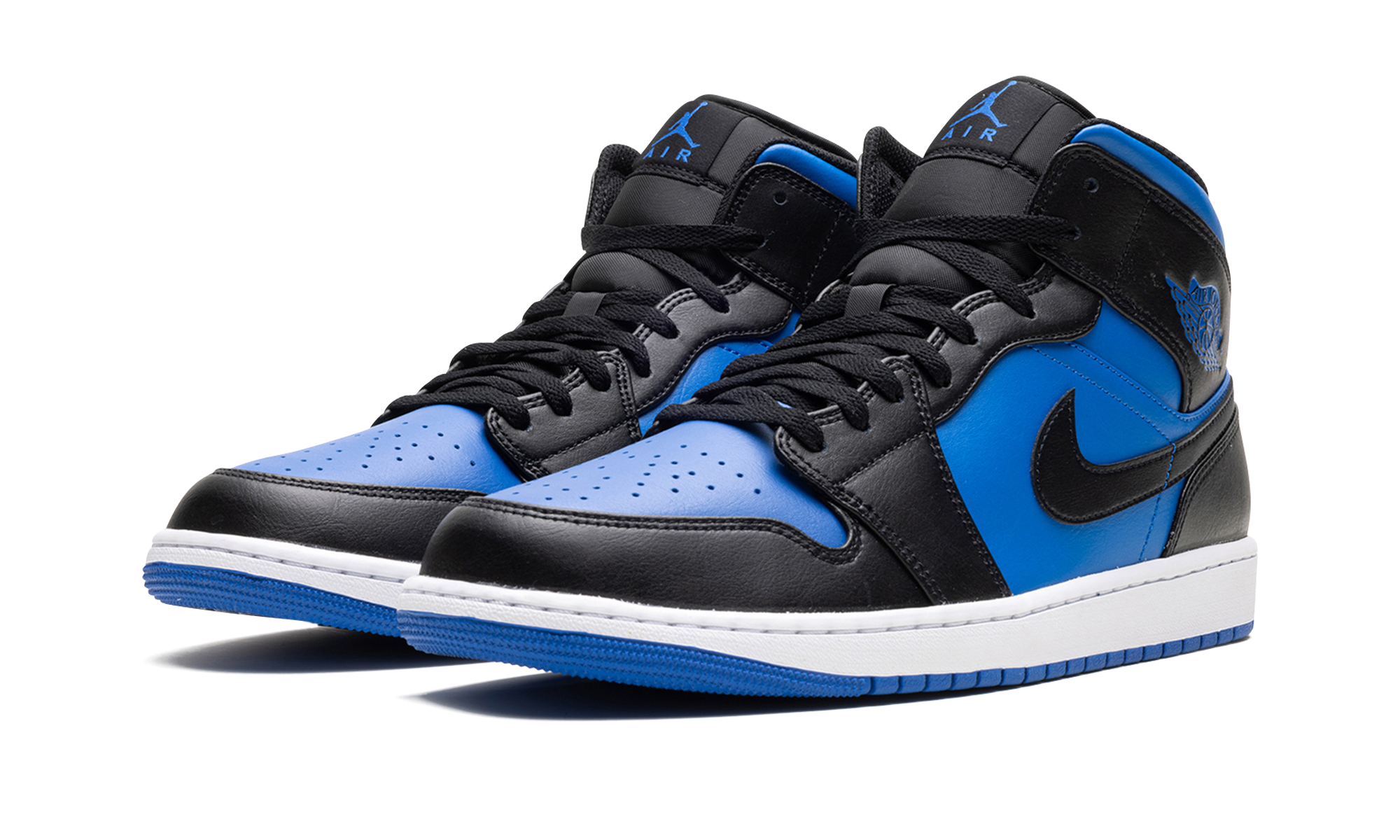 Air Jordan 1 Mid Black Royal Blue - resellguru.app