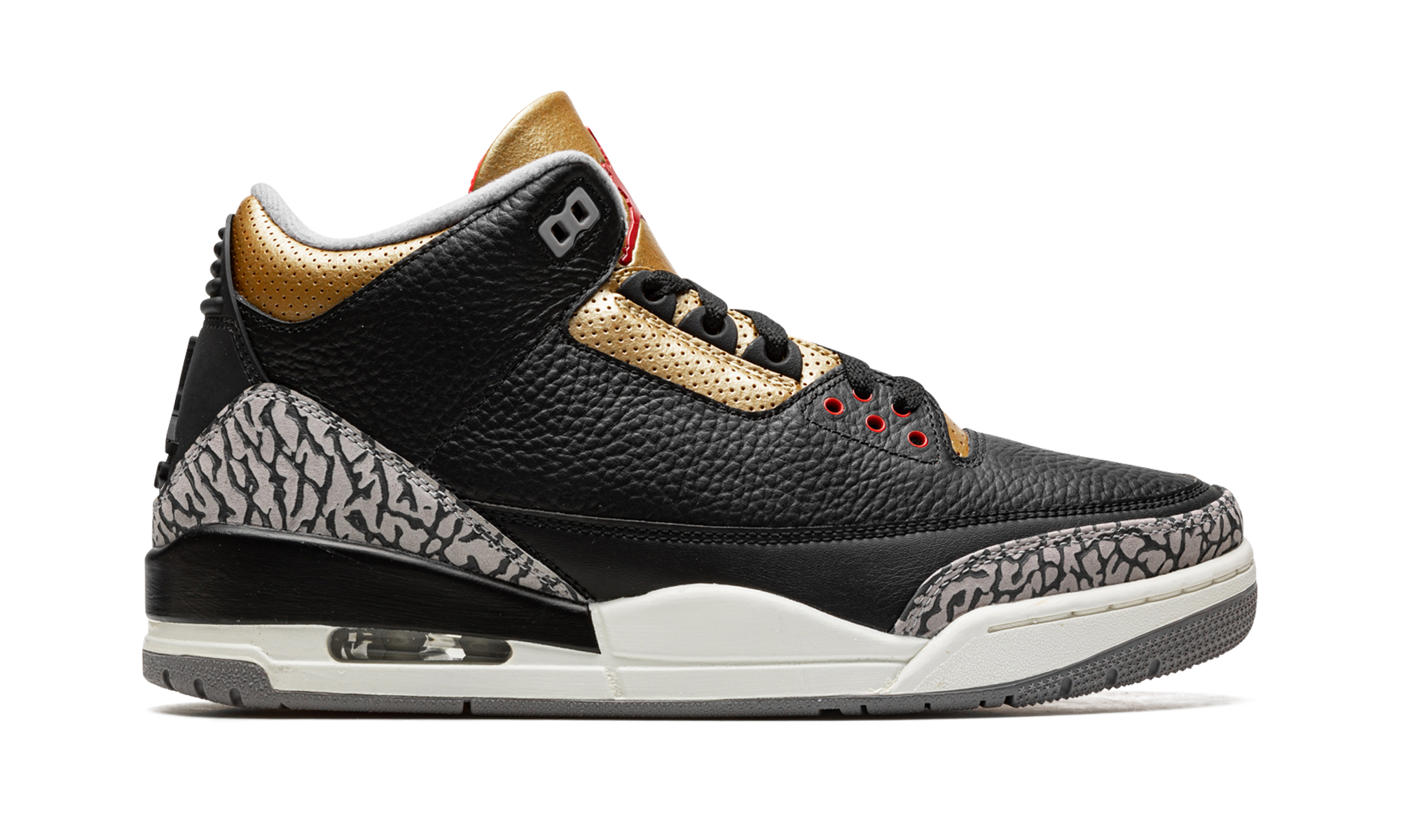 Air Jordan 3 Retro Black Cement Gold - resellguru.app