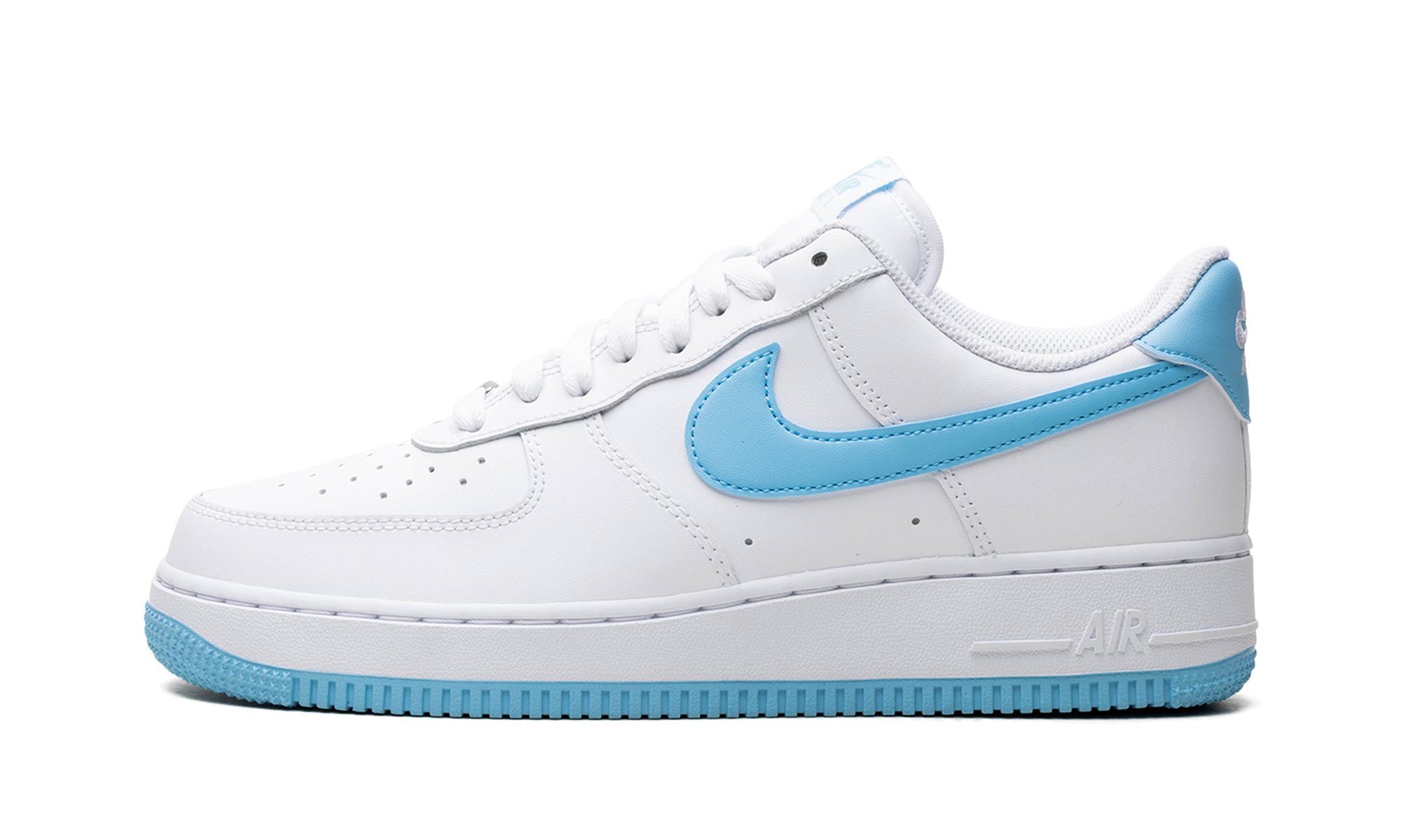 Nike Air Force 1 Low '07 White Aquarius Blue - resellguru.app
