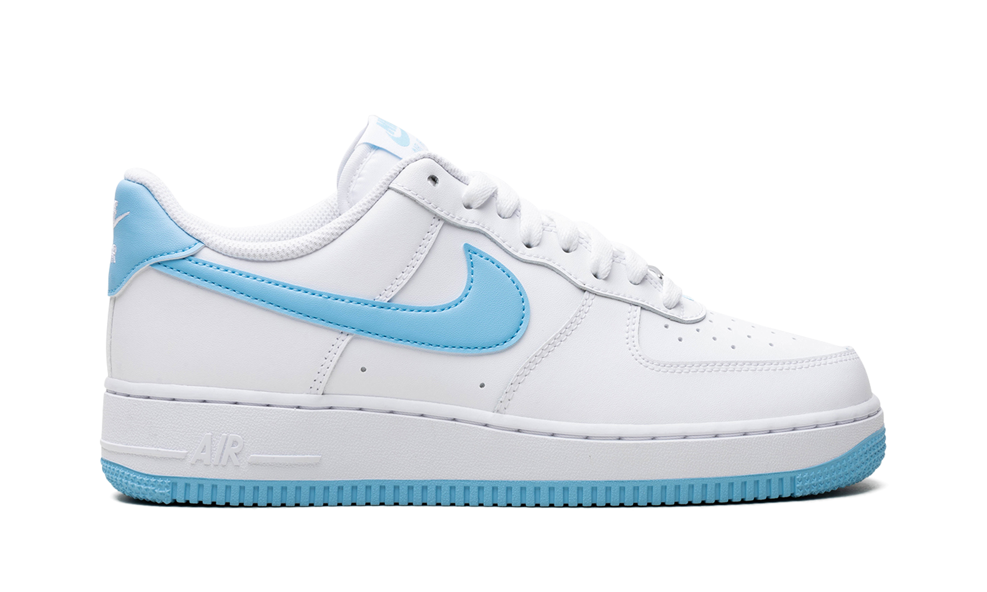 Nike Air Force 1 Low '07 White Aquarius Blue - resellguru.app