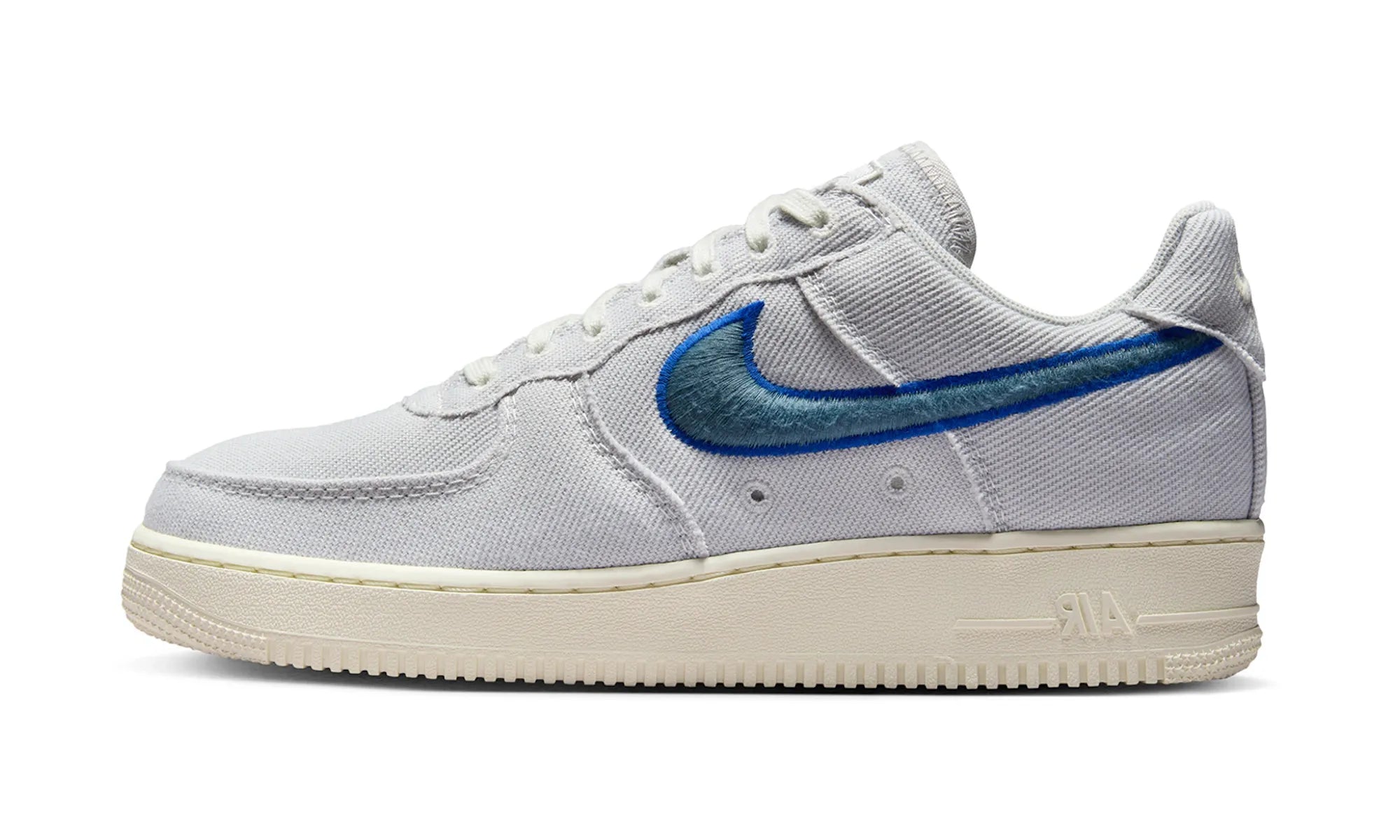 Nike Air Force 1 Low Canvas Photon Dust Game Royal Pale Ivory Smokey Blue - resellguru.app