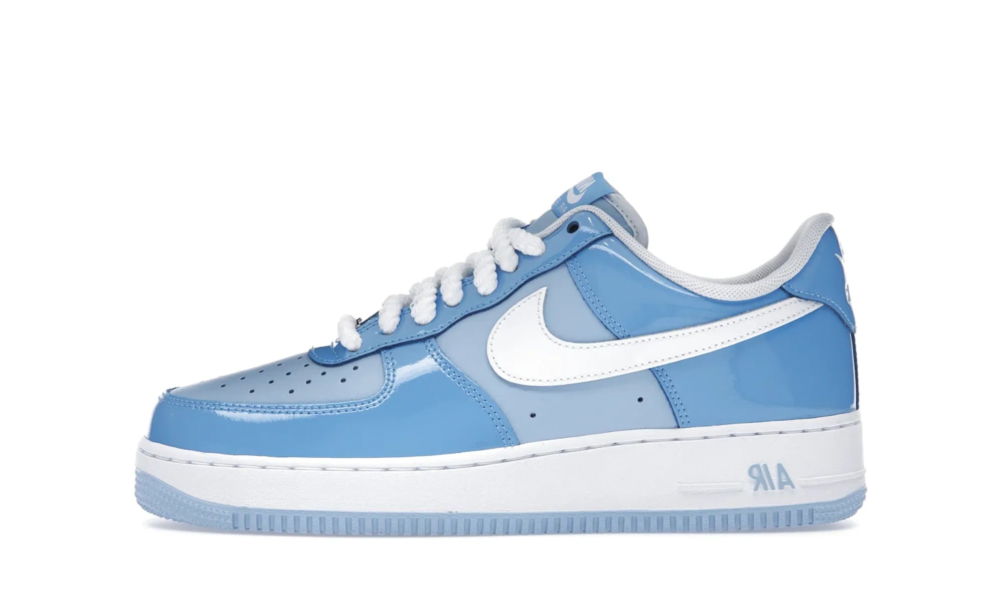Nike Air Force 1 Low '07 LV8 Phychic Blue White Patent - resellguru.app