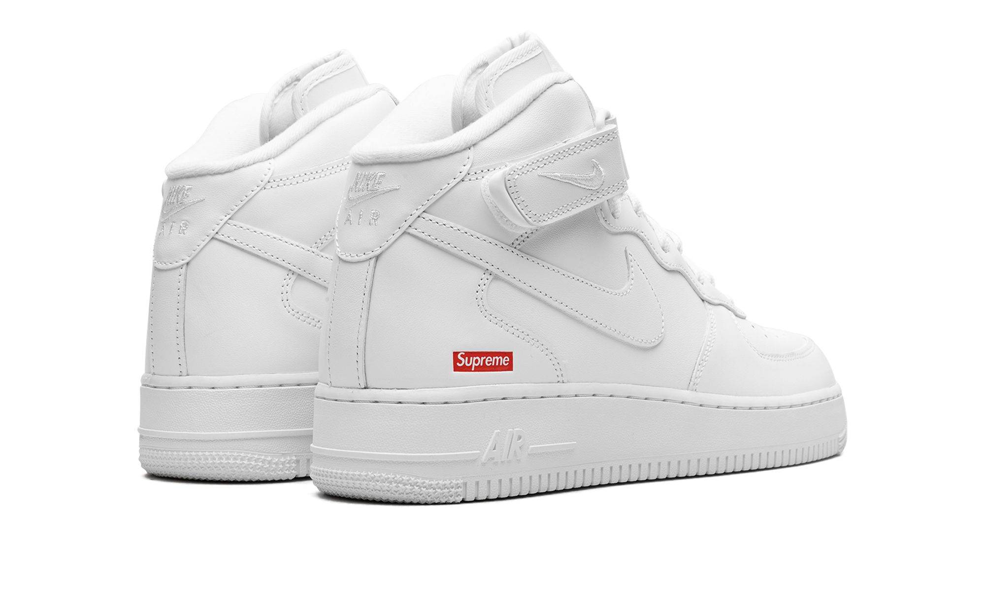 Nike Air Force 1 Mid Supreme White - resellguru.app