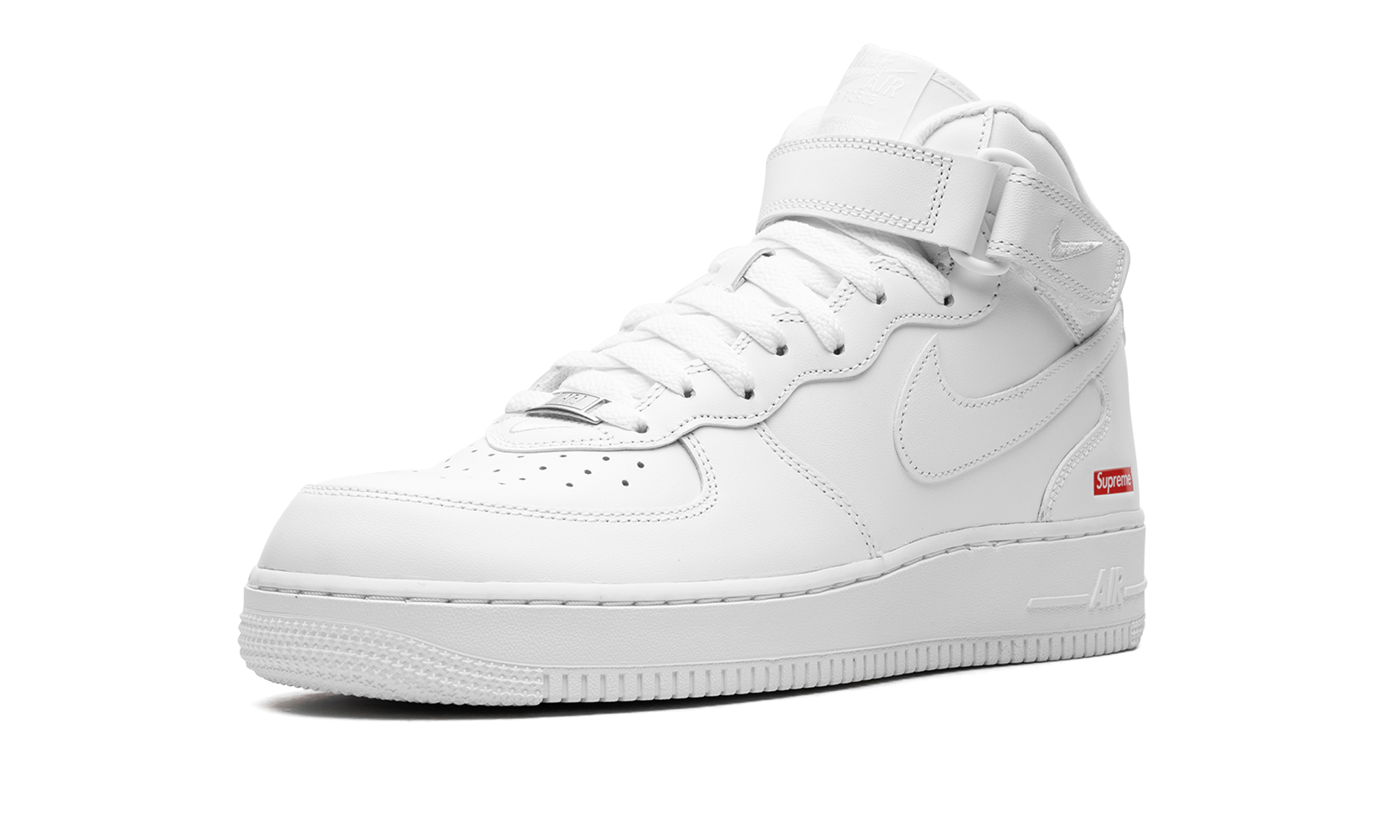 Nike Air Force 1 Mid Supreme White - resellguru.app