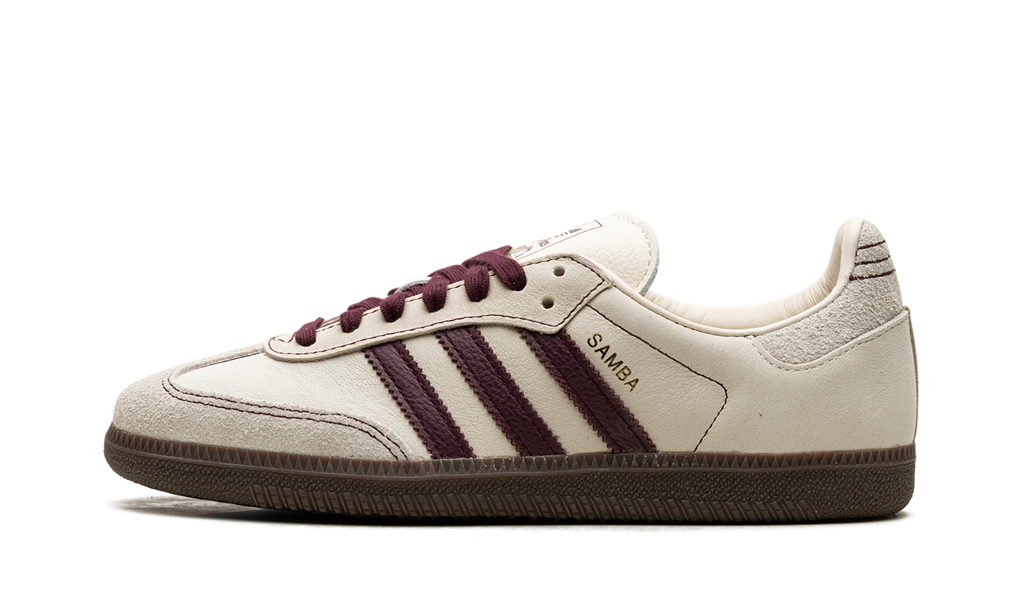 Adidas Samba OG Wonder White Maroon - resellguru.app