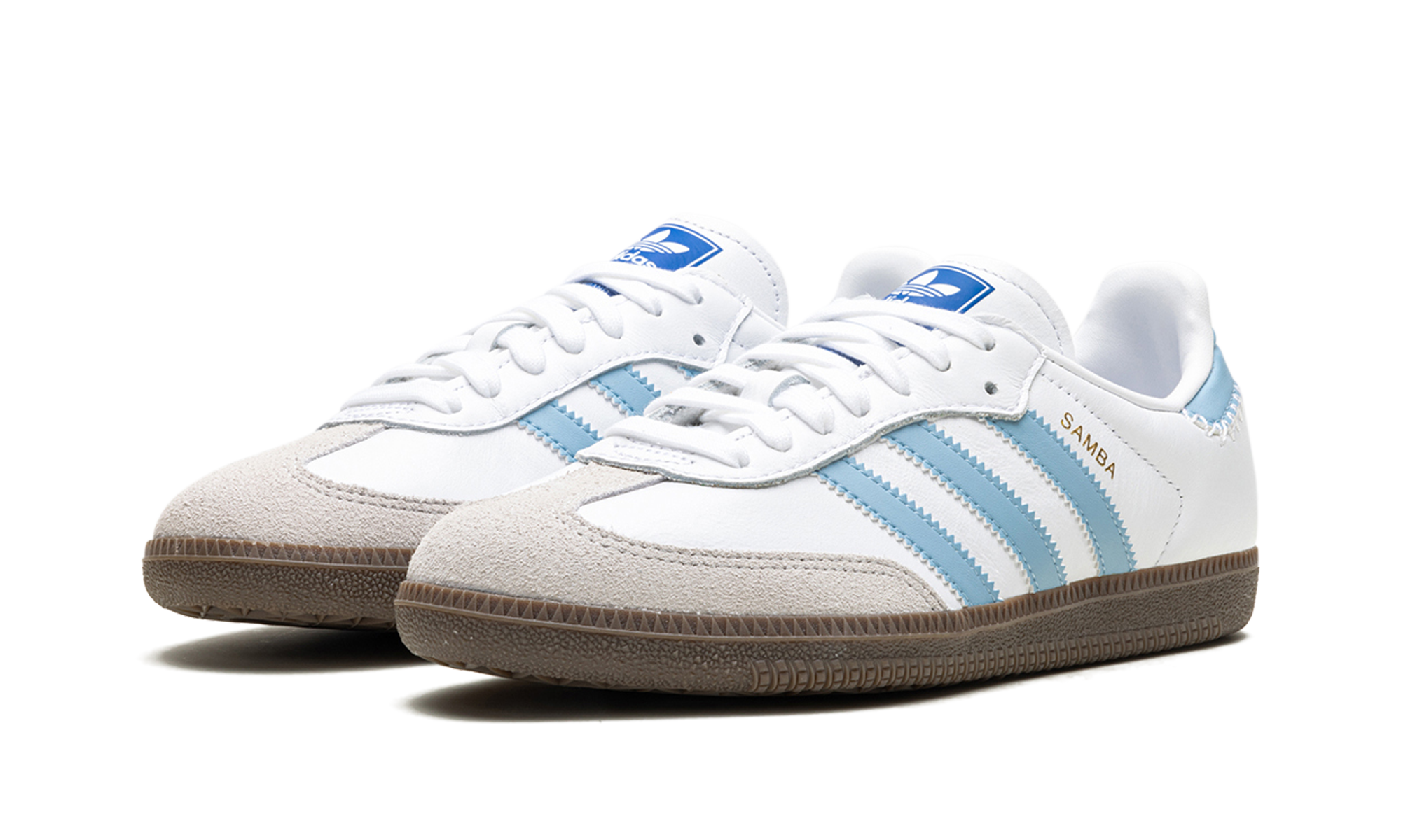 Adidas Samba OG White Sky Blue - resellguru.app