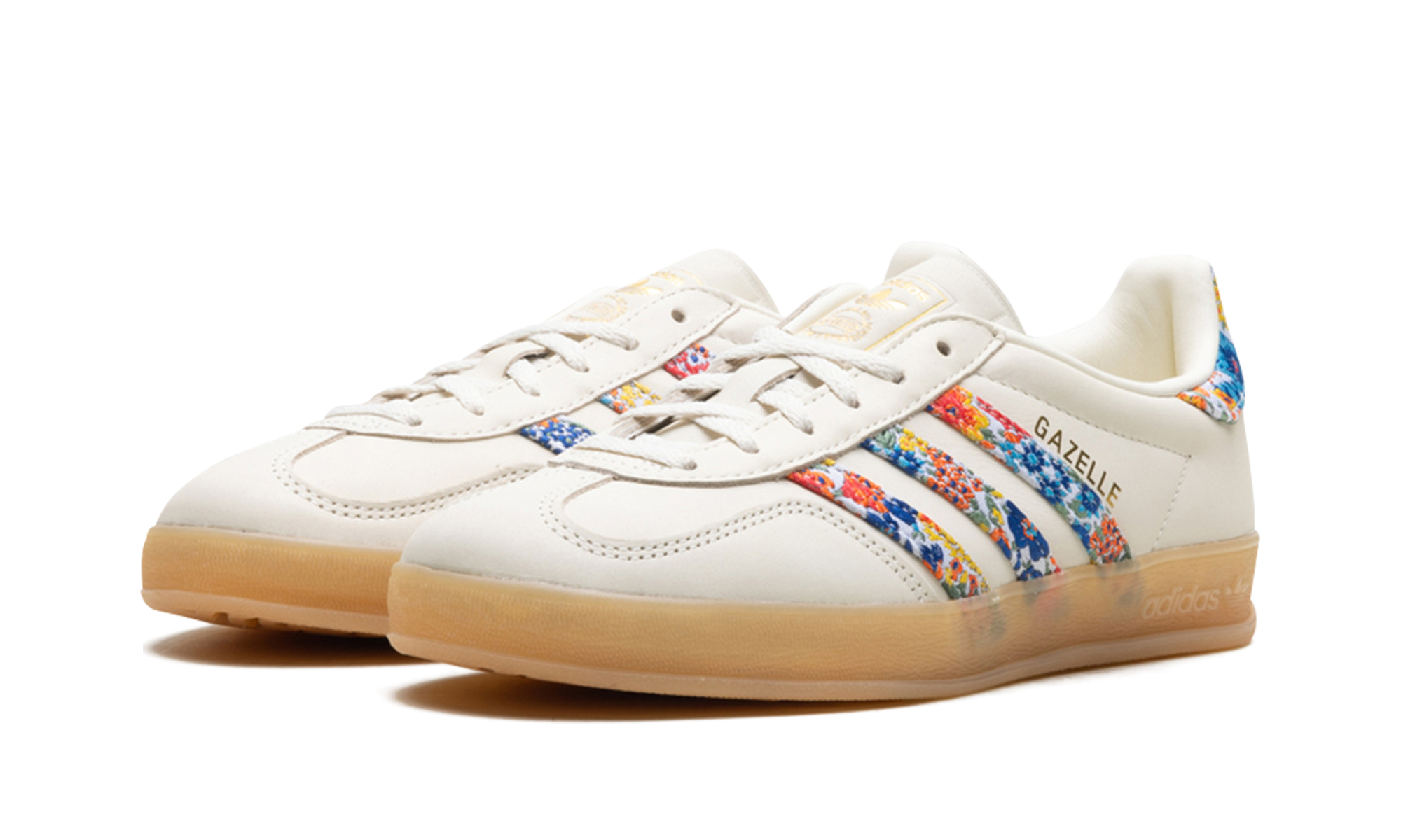 Adidas Gazelle Indoor Liberty London Floral Embroidery Stripes - resellguru.app