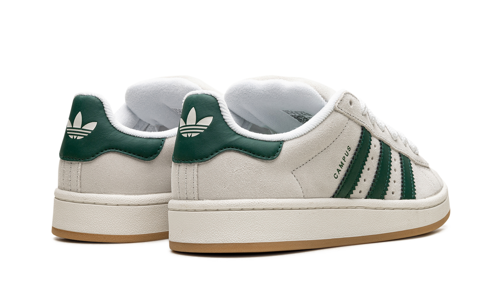 Adidas Campus 00s Crystal White Collegiate Green - resellguru.app