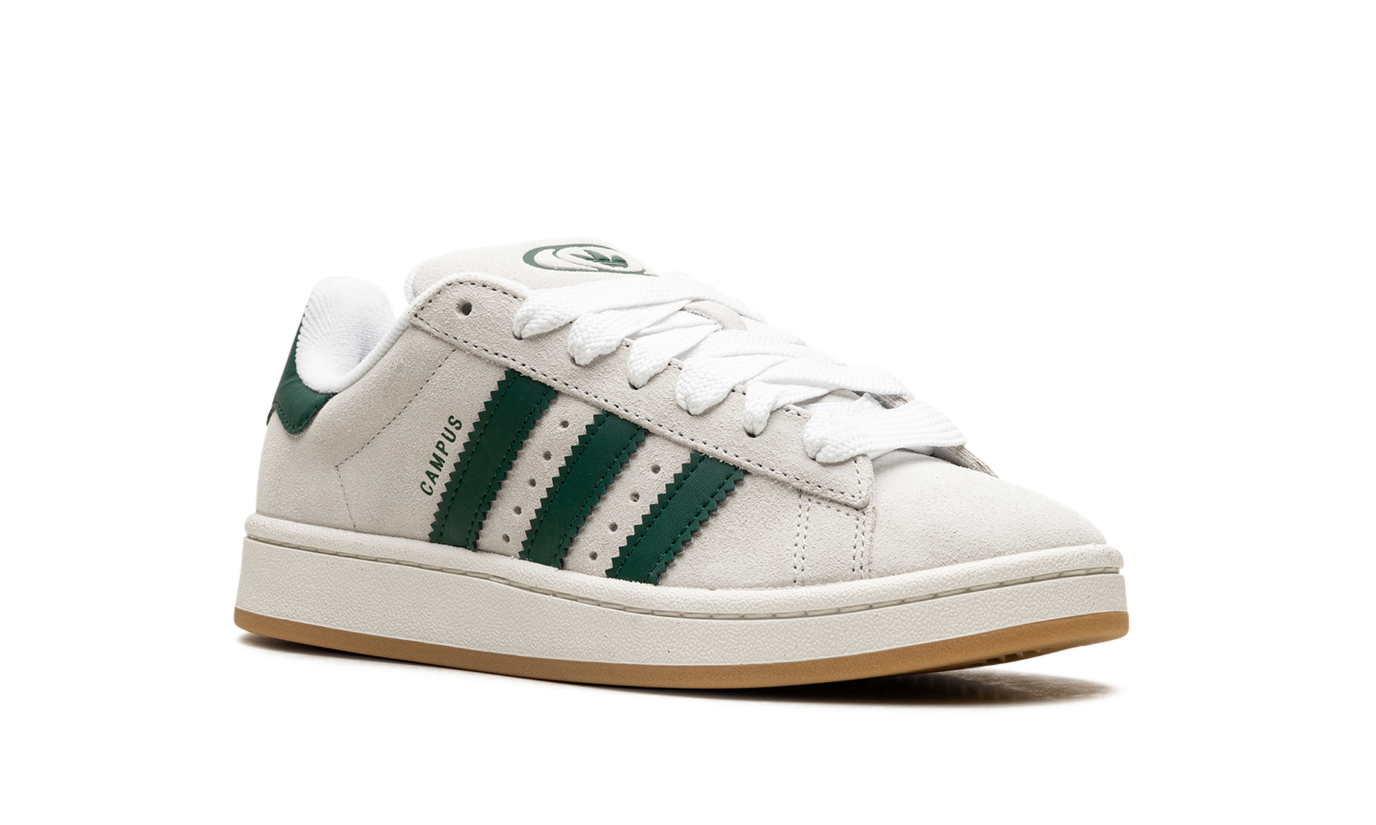 Adidas Campus 00s Crystal White Collegiate Green - resellguru.app