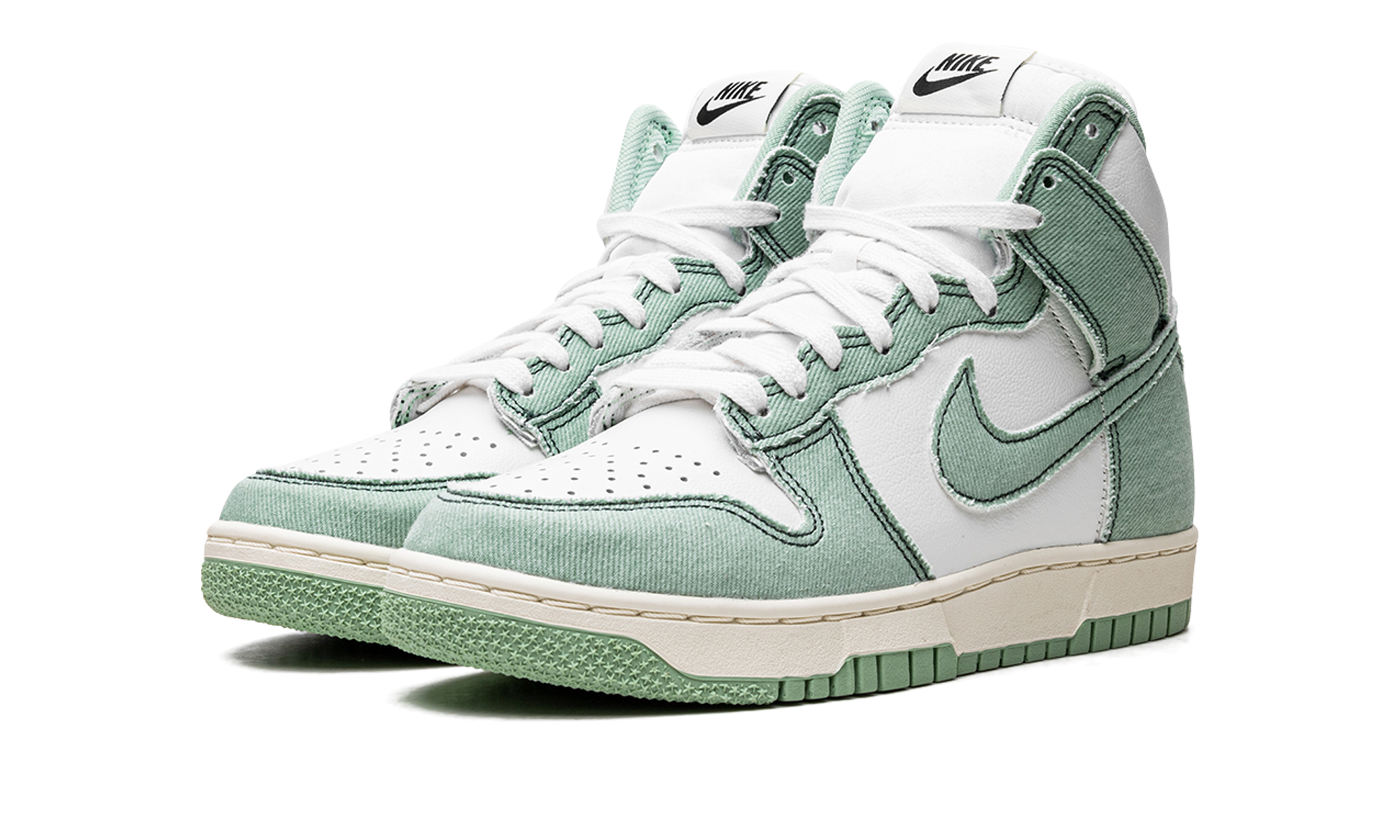 Nike Dunk High 1985 Enamel Green Denim - resellguru.app