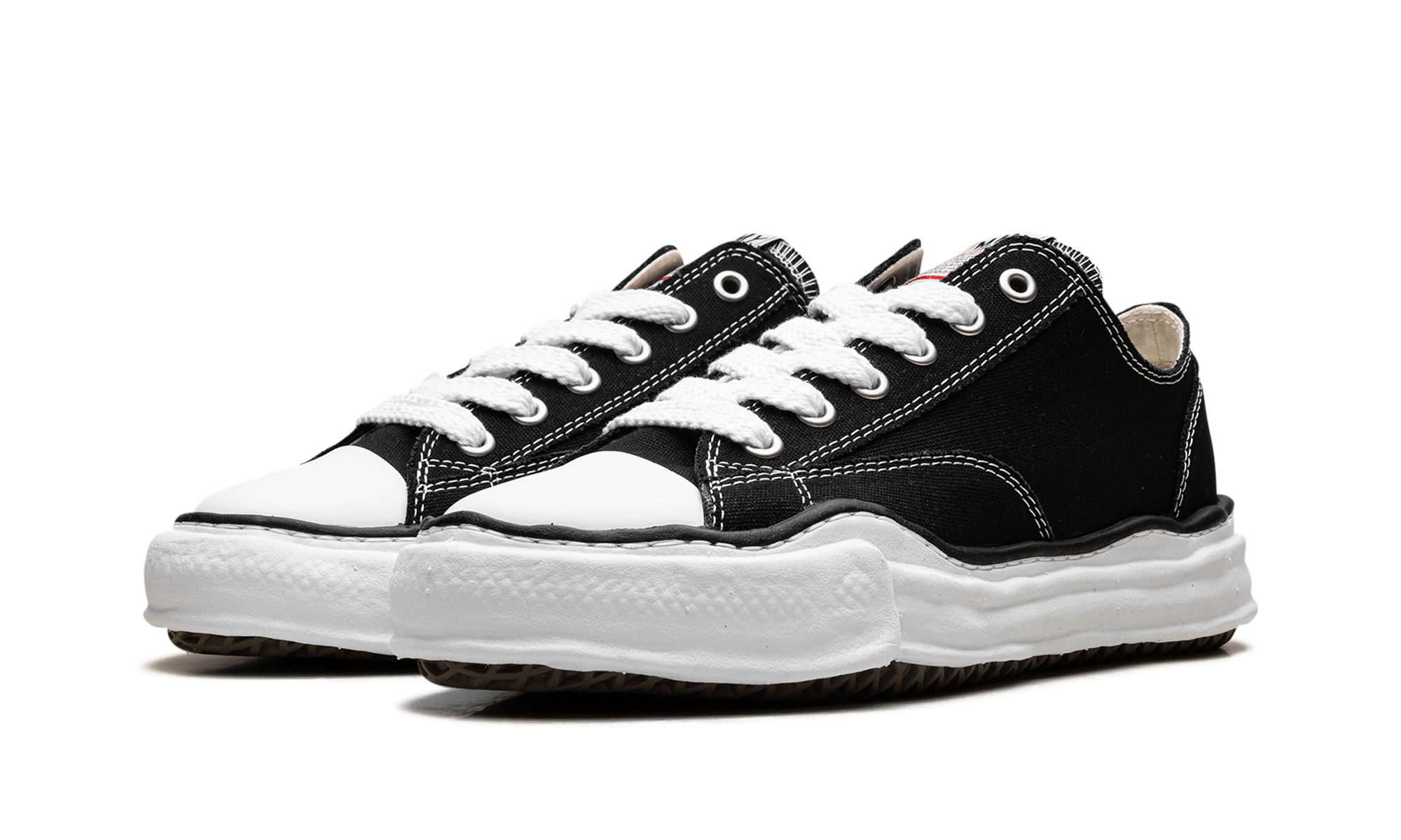 Maison Mihara Yasuhiro Peterson OG Sole Canvas Low Black - resellguru.app