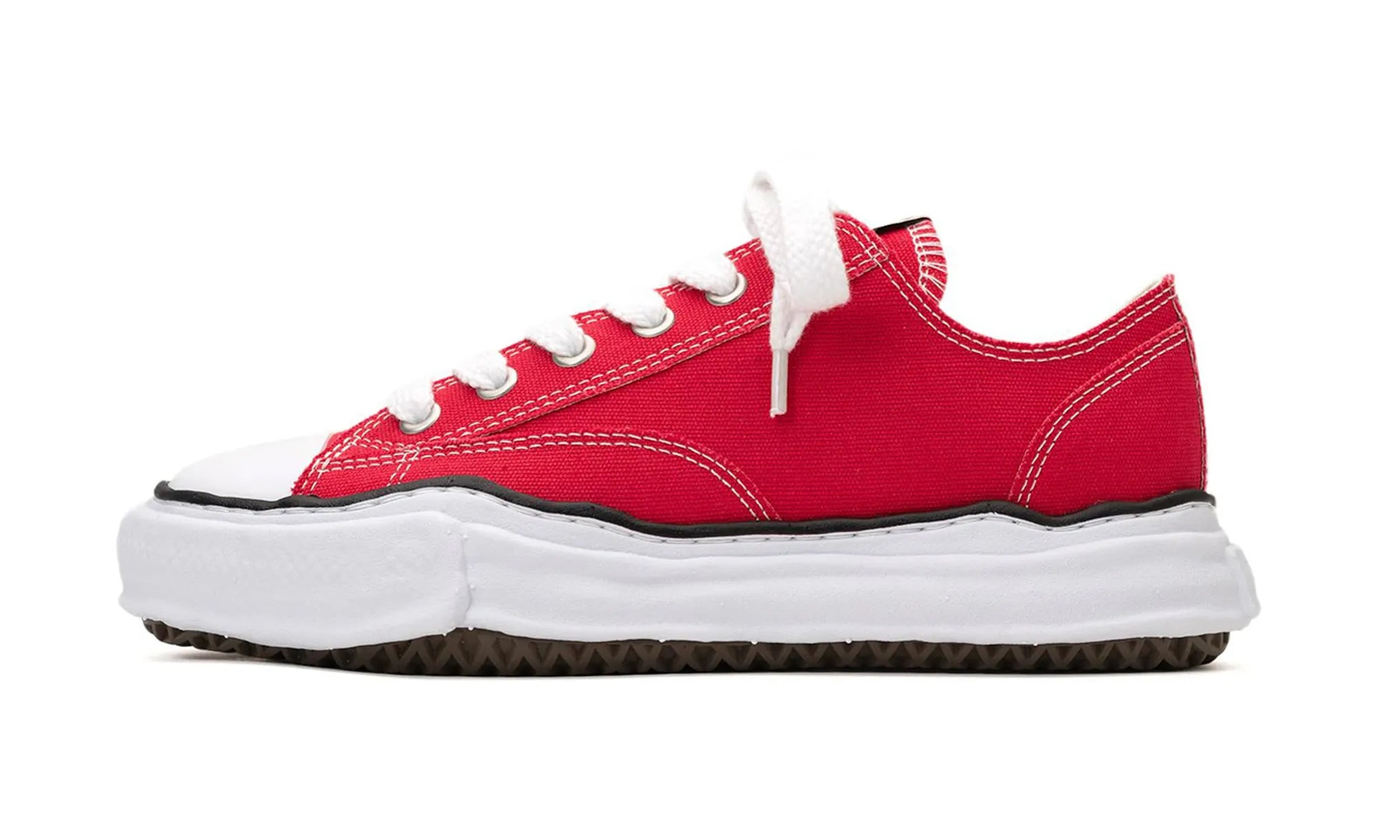 Maison Mihara Yasuhiro Peterson OG Sole Canvas Low Red - resellguru.app