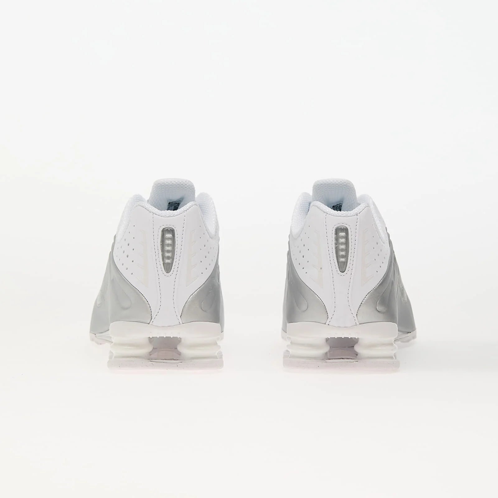 Nike Shox R4 White Bright Crimson Metallic Silver