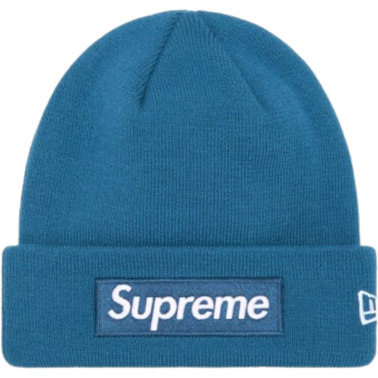 Supreme New Era Box Logo Beanie (FW23) Blue
