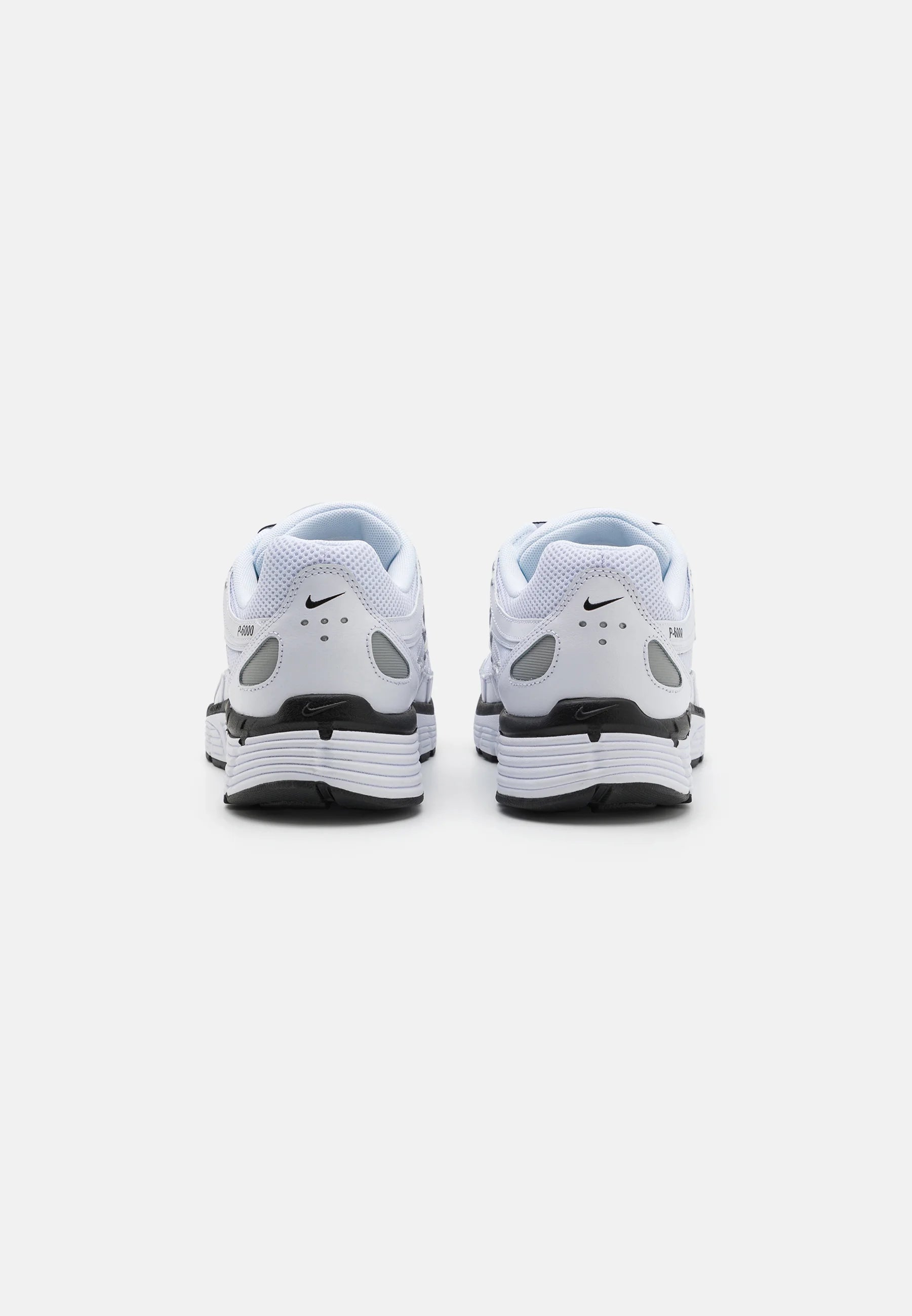 Nike P-6000 White Metallic Silver Black