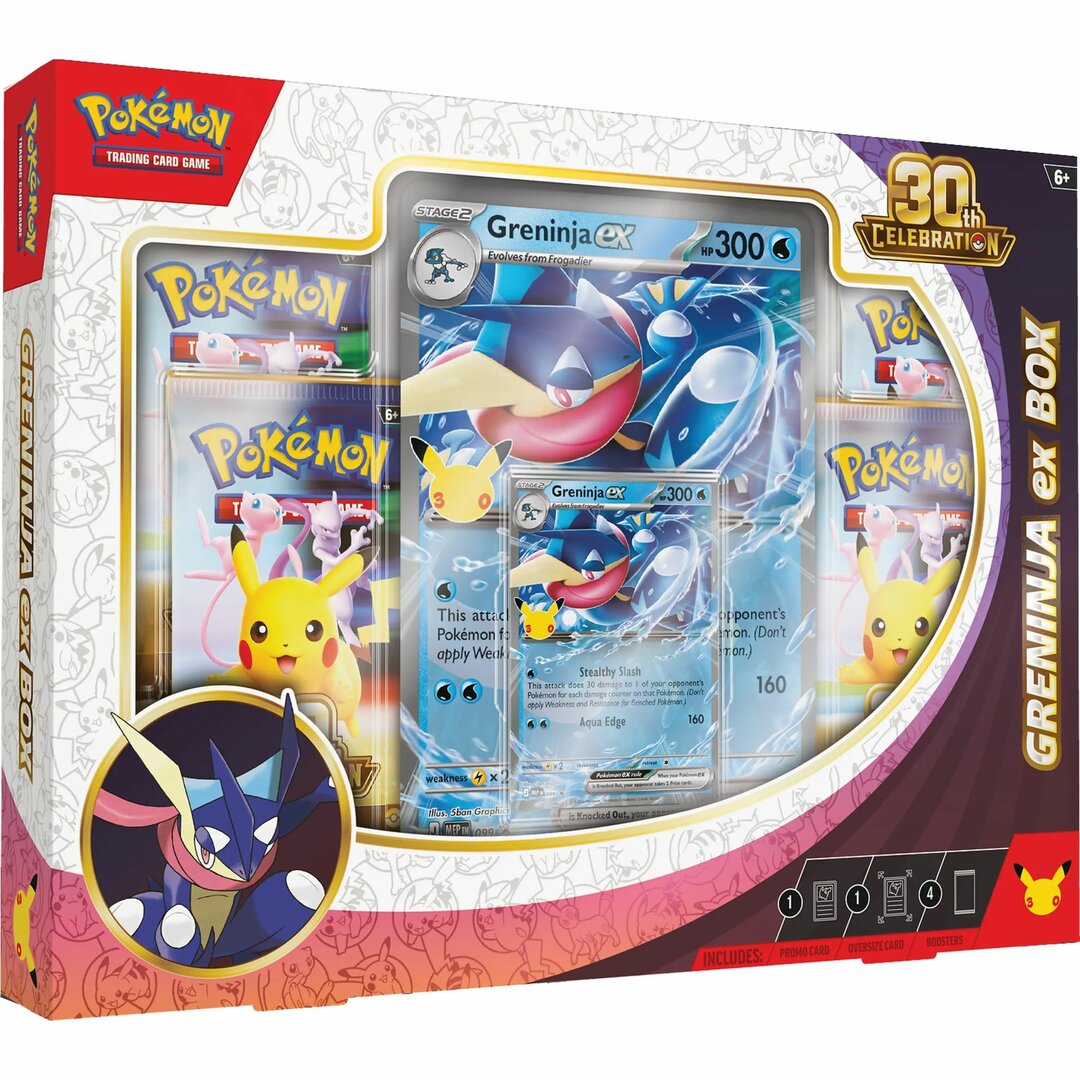Pokémon: 30th Celebration - EX Box: Greninja   ( voorraad)