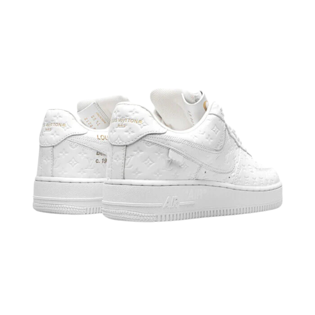 Louis Vuitton x Nike Air Force 1 Mid White | Size 5.5, Sneaker
