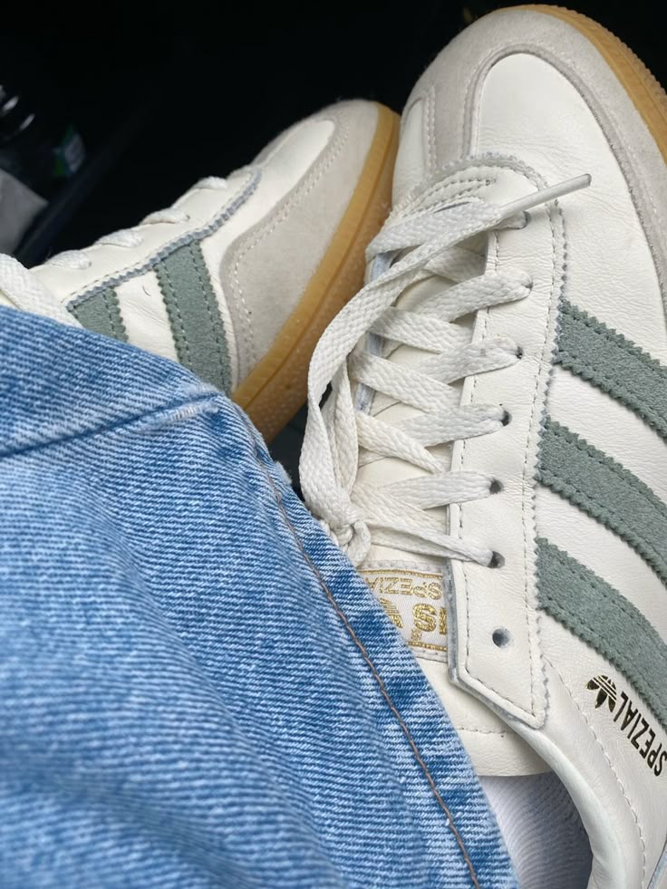 adidas Handball Spezial Off White Silver Green