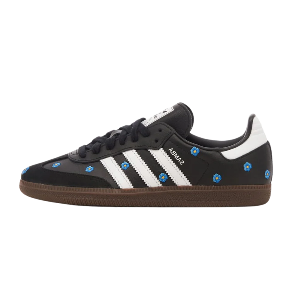 adidas Samba Light Blue Floral Core Black (Women's)