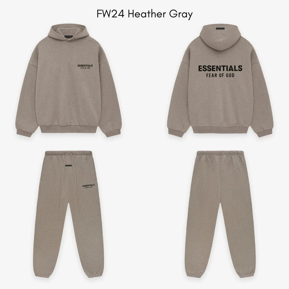 Fear of God Essentials FW24 Heather Grey Full set