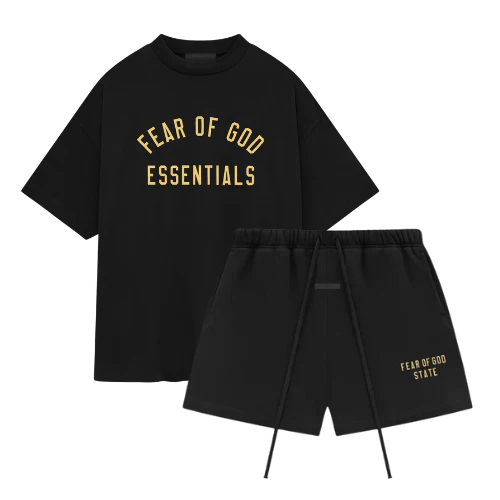 Fear of God Essentials FW24 Black Summer Set