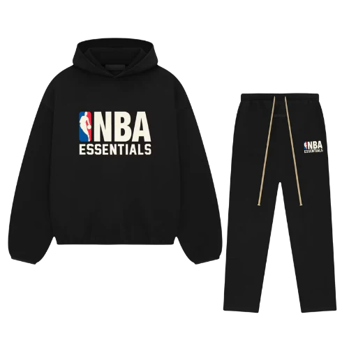 Fear of God Essentials NBA Black White Full set