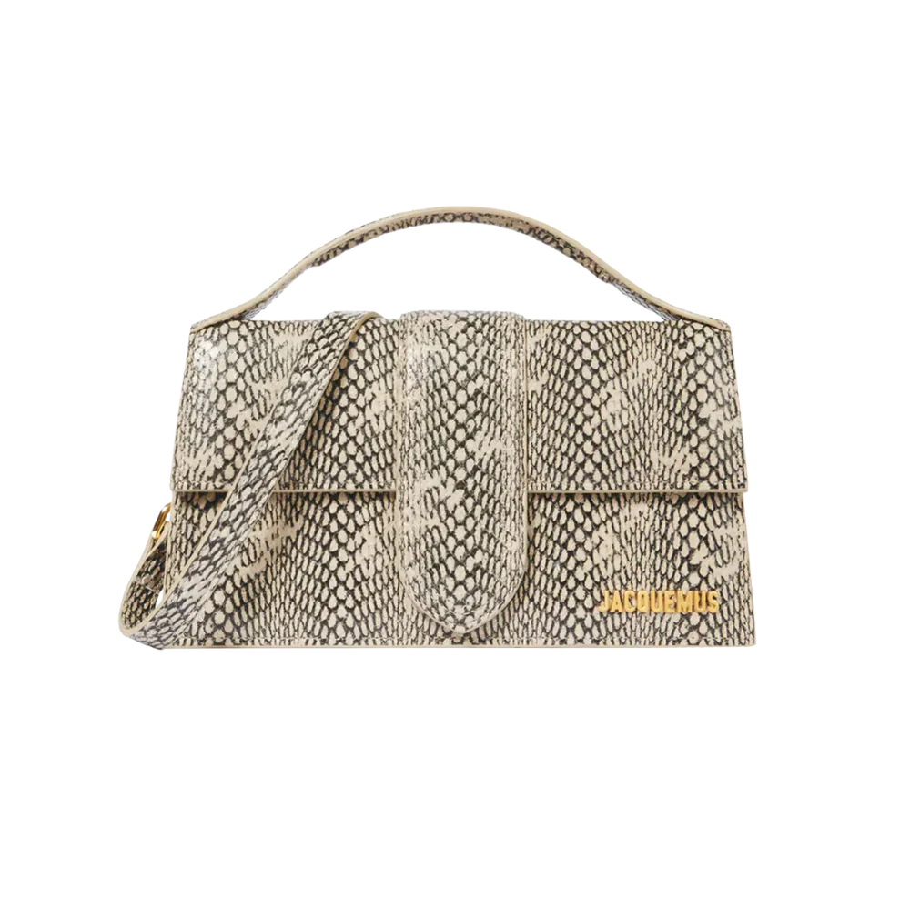 Jacquemus Le Grand Bambino Python light