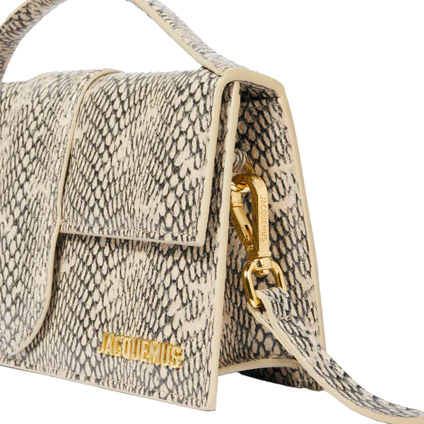 Jacquemus Le Grand Bambino Python light