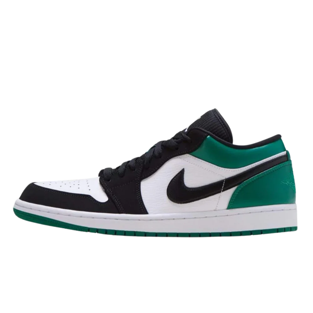 Jordan 1 Low White Black Mystic Green